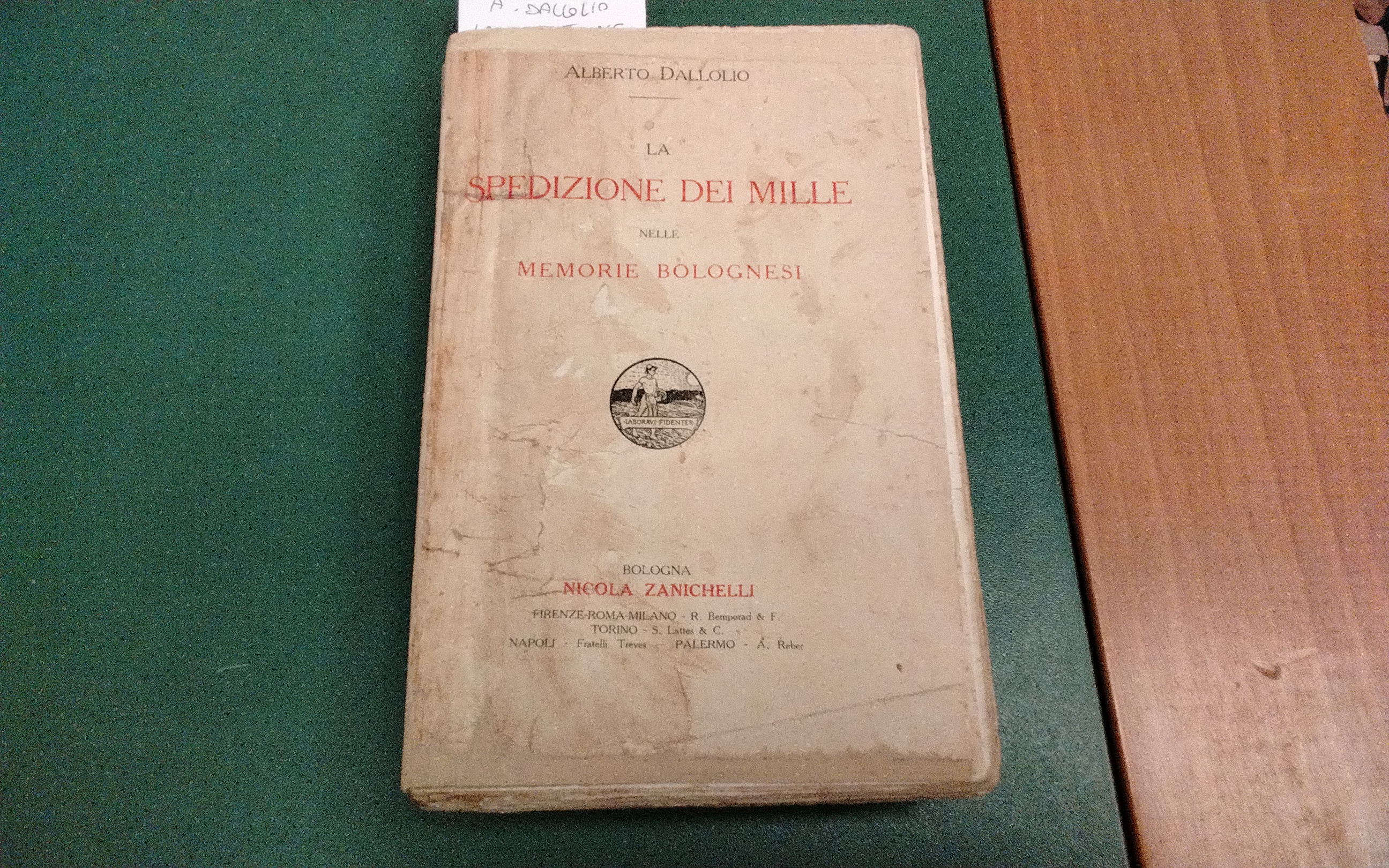 La spedizione dei mille nelle memorie bolognesi