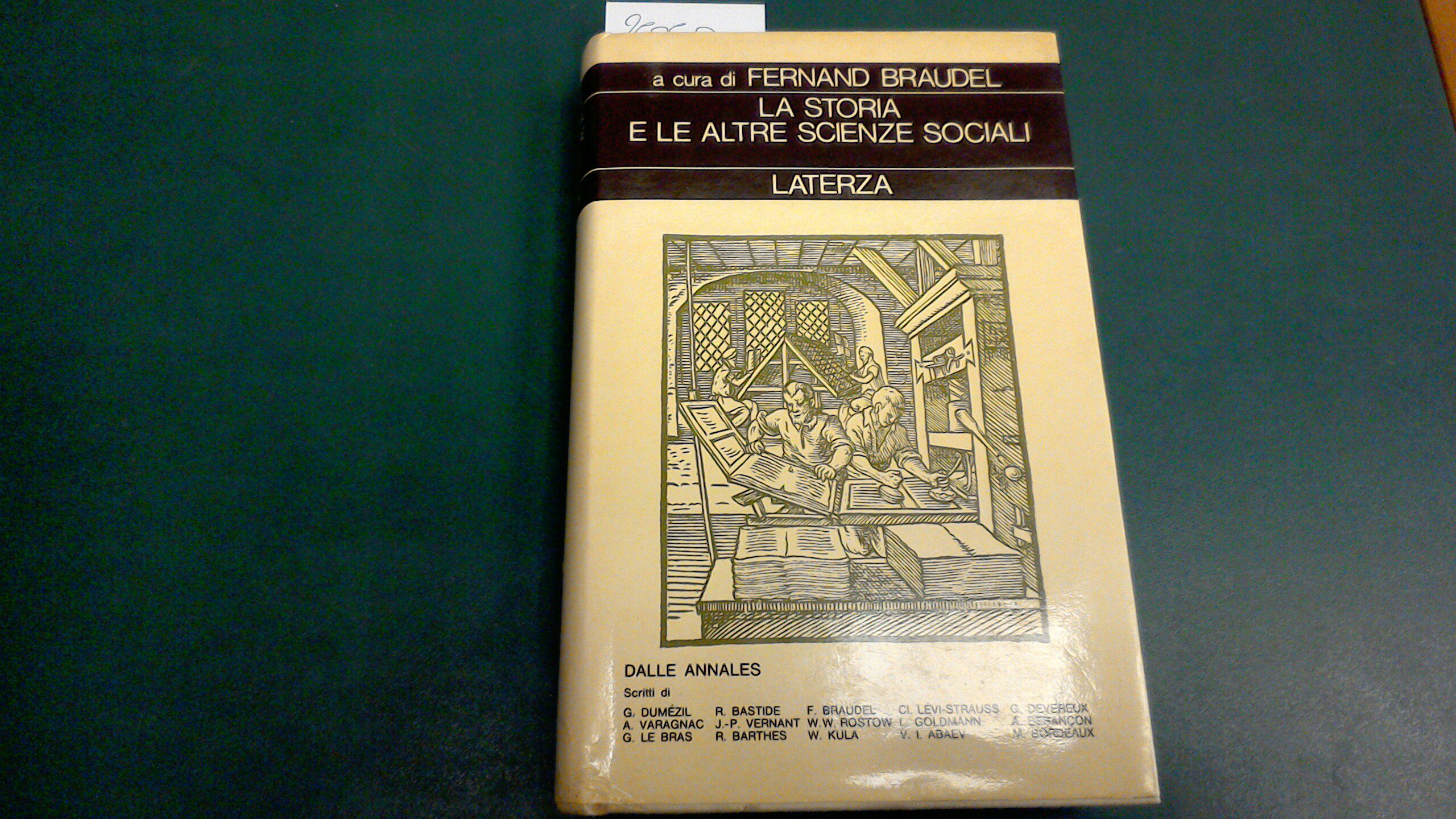 La storia e le altre scienze sociali