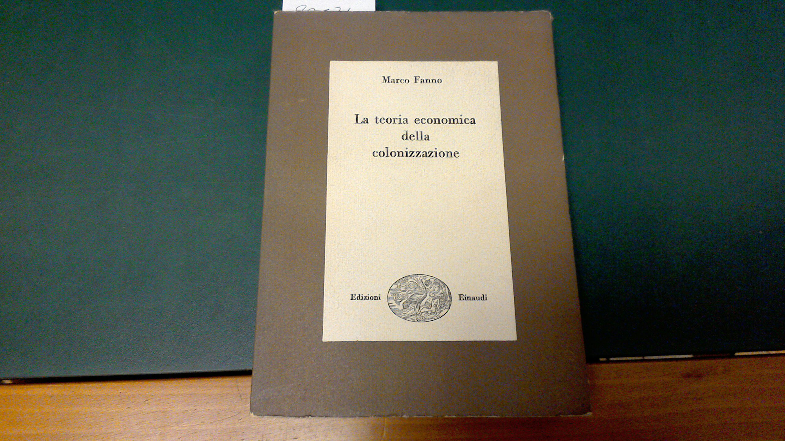 La teoria economica della colonizzazione