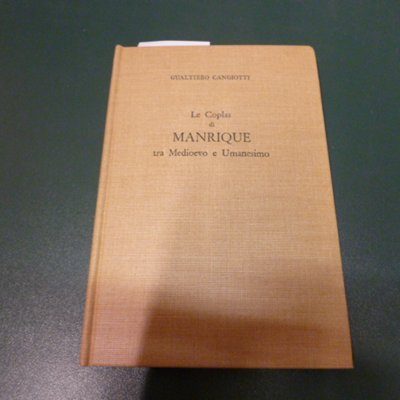 Le Coplas di Manrique tra Medioevo e Umanesimo