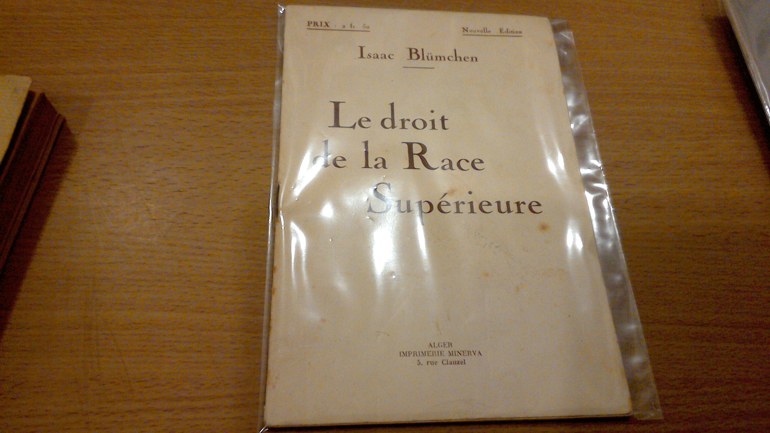 Le droit de la race supérieure
