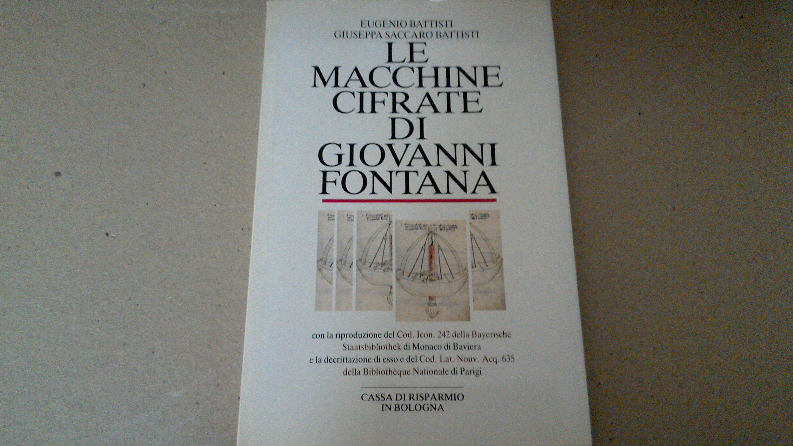 Le macchine cifrate di Giovanni Fontana