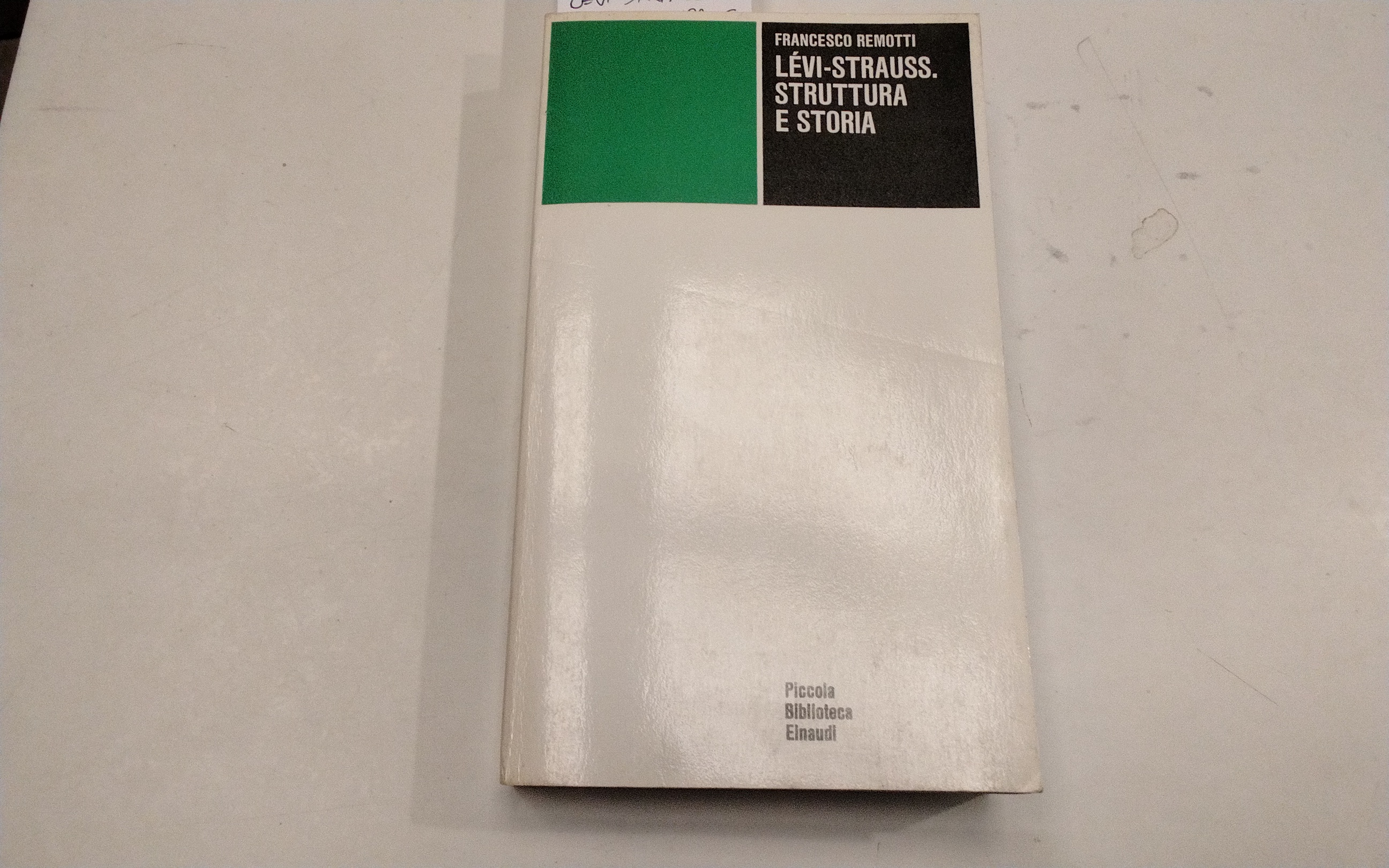 Levi Strauss. Struttura e storia