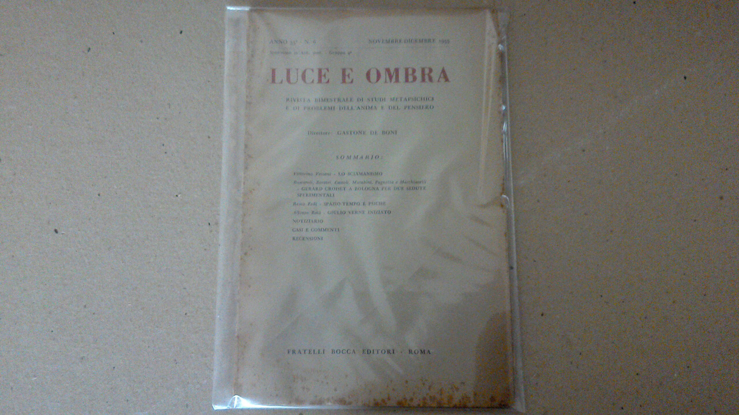 Luce e ombra - anno 55, numero 6