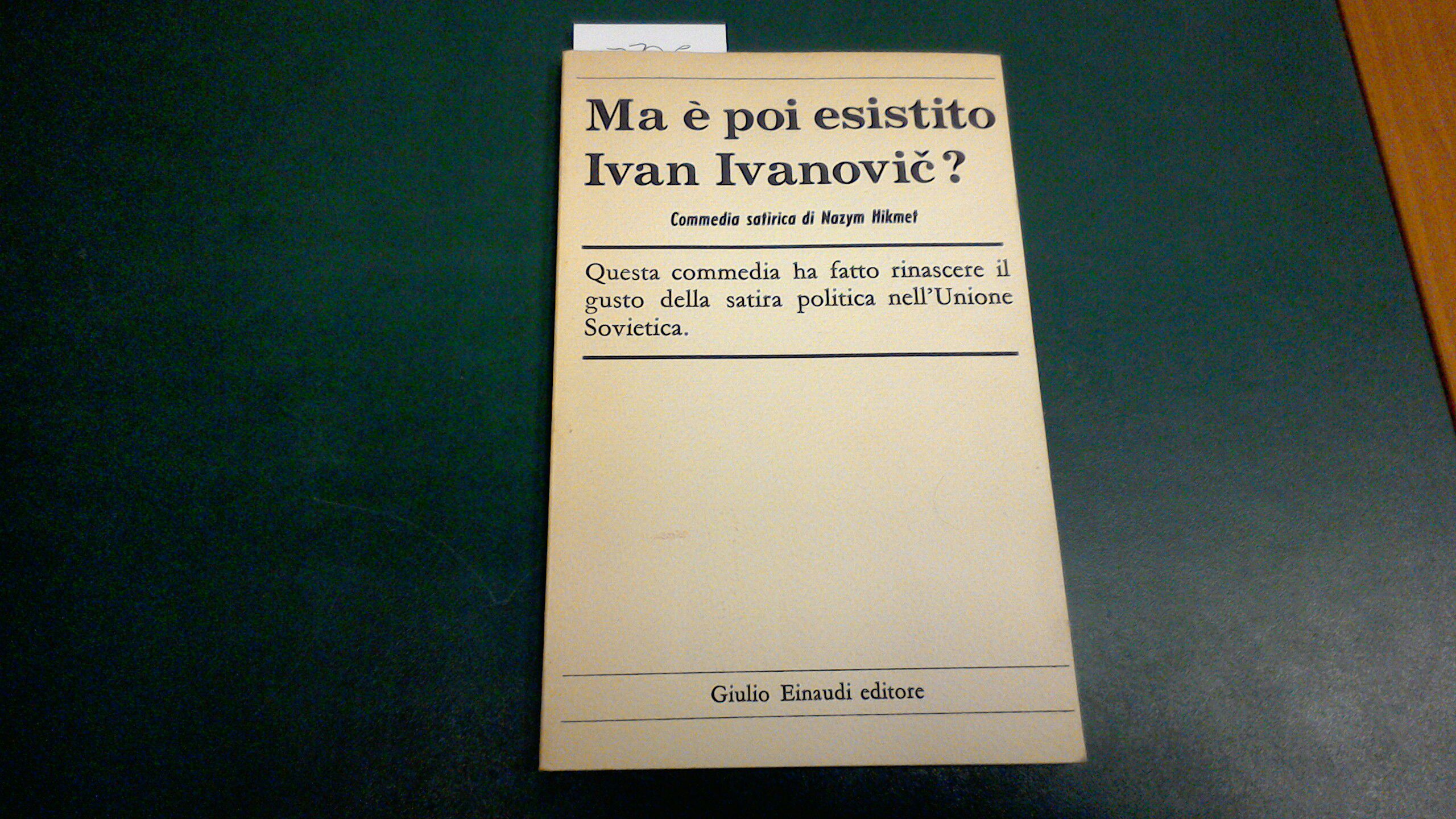 Ma è poi esistito Ivan Ivanovic?