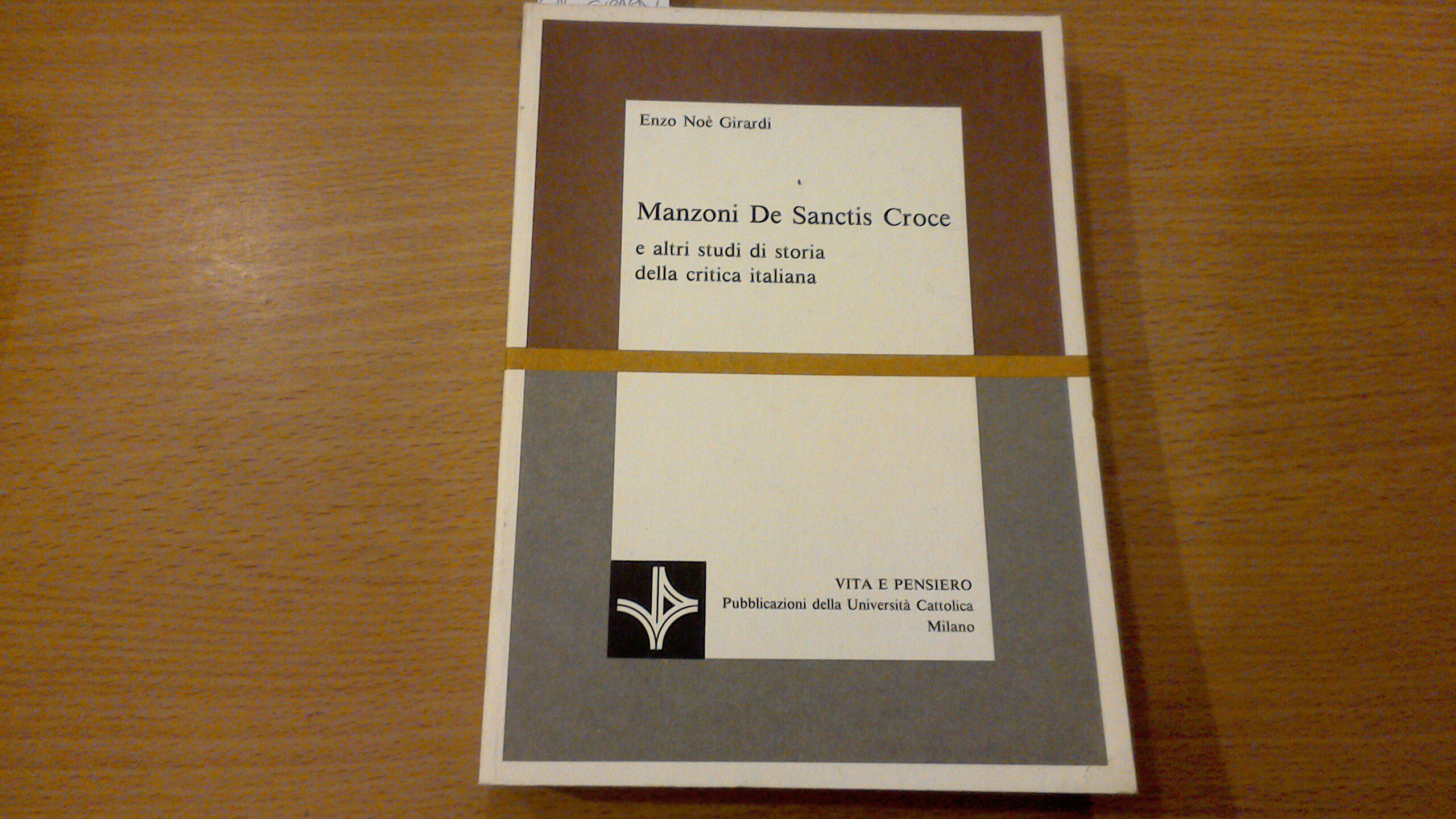Manzoni, De Sanctis, Croce e altri studi di storia della …