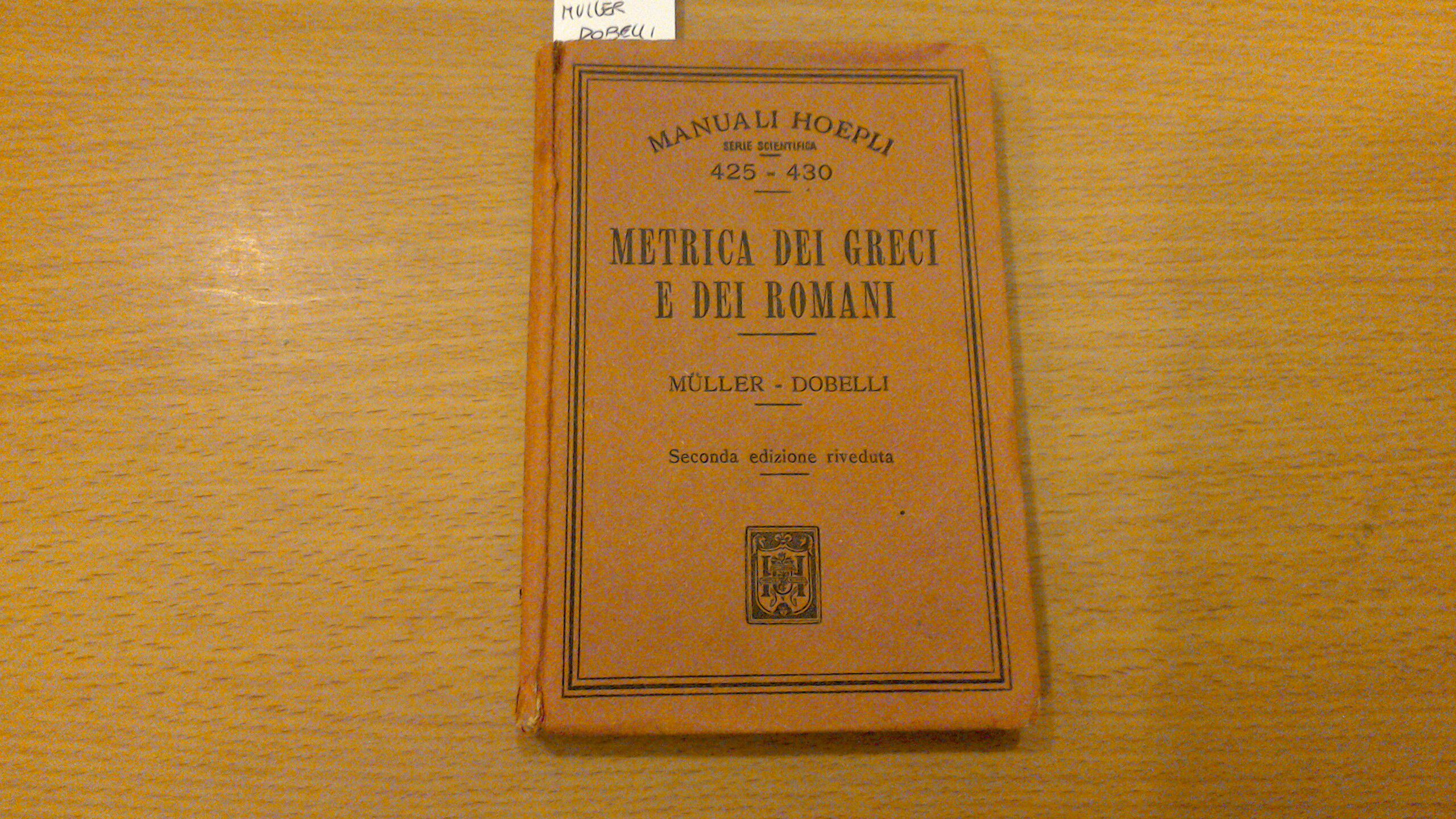 Metrica dei Greci e dei Romani