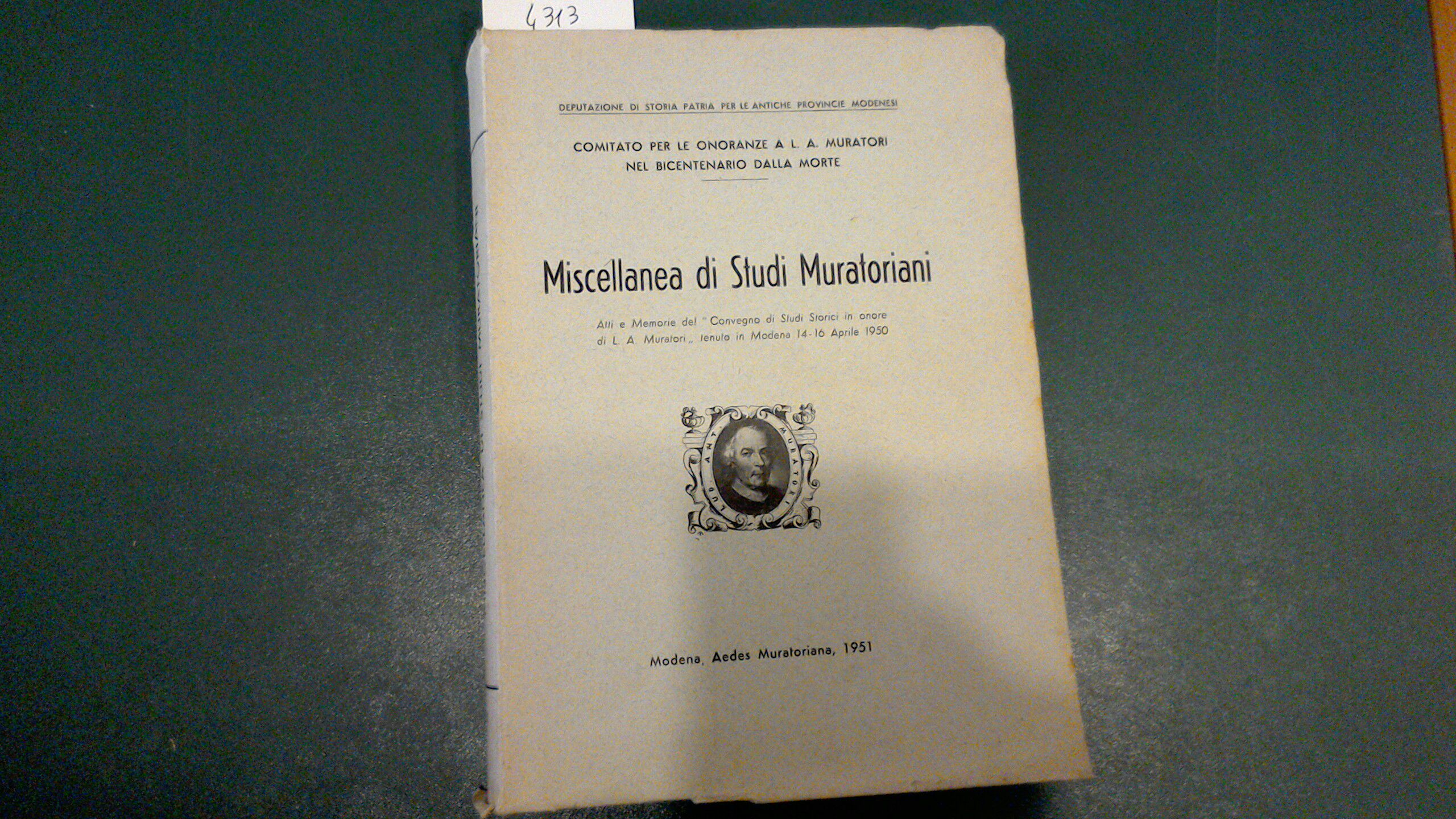 Miscellanea di studi Muratoriani