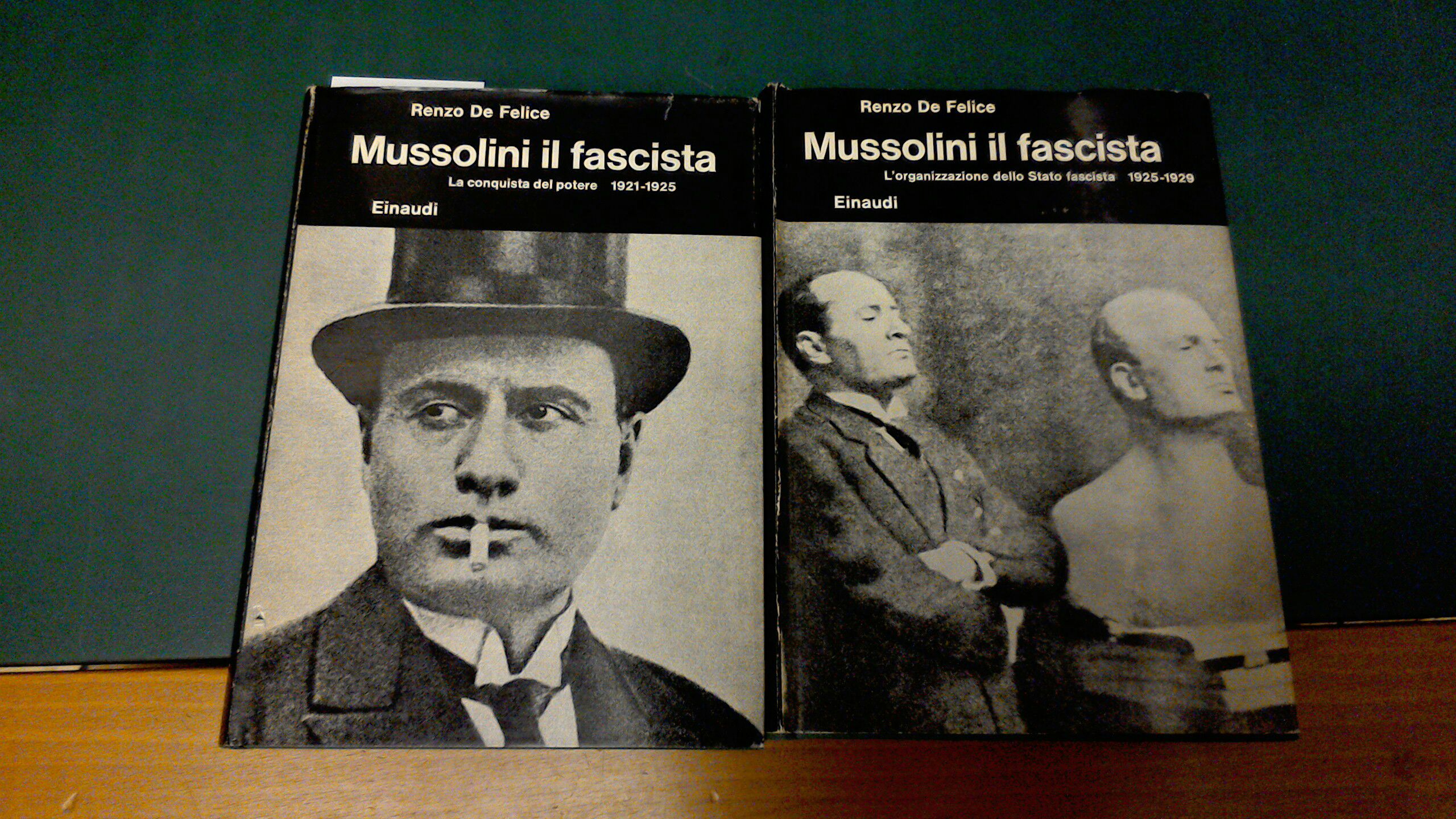 Mussolini il fascista ( 2 volumi )