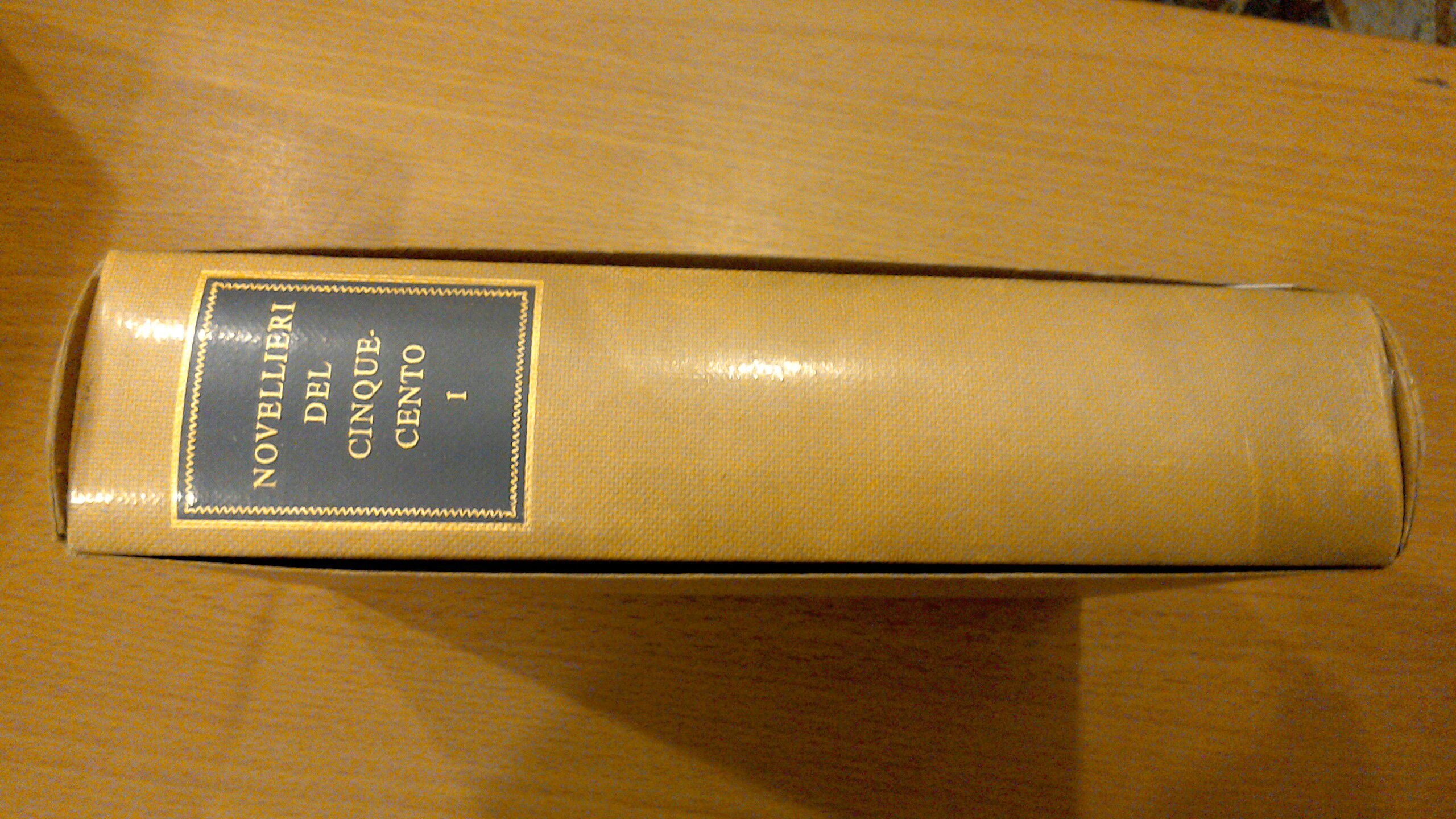 Novellieri del Cinquecento tomo I