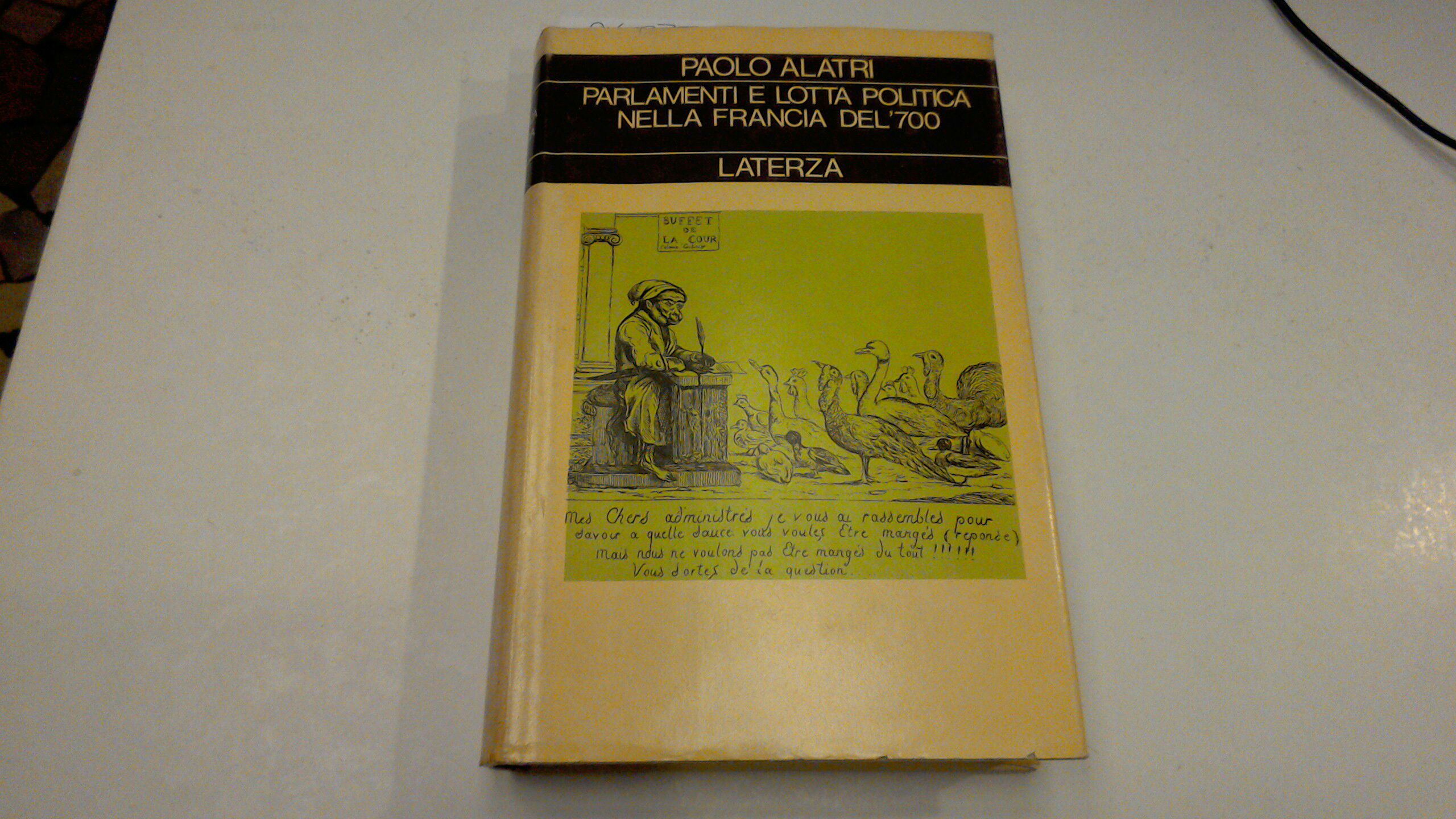 Parlamenti e lotta politica nella Francia del '700
