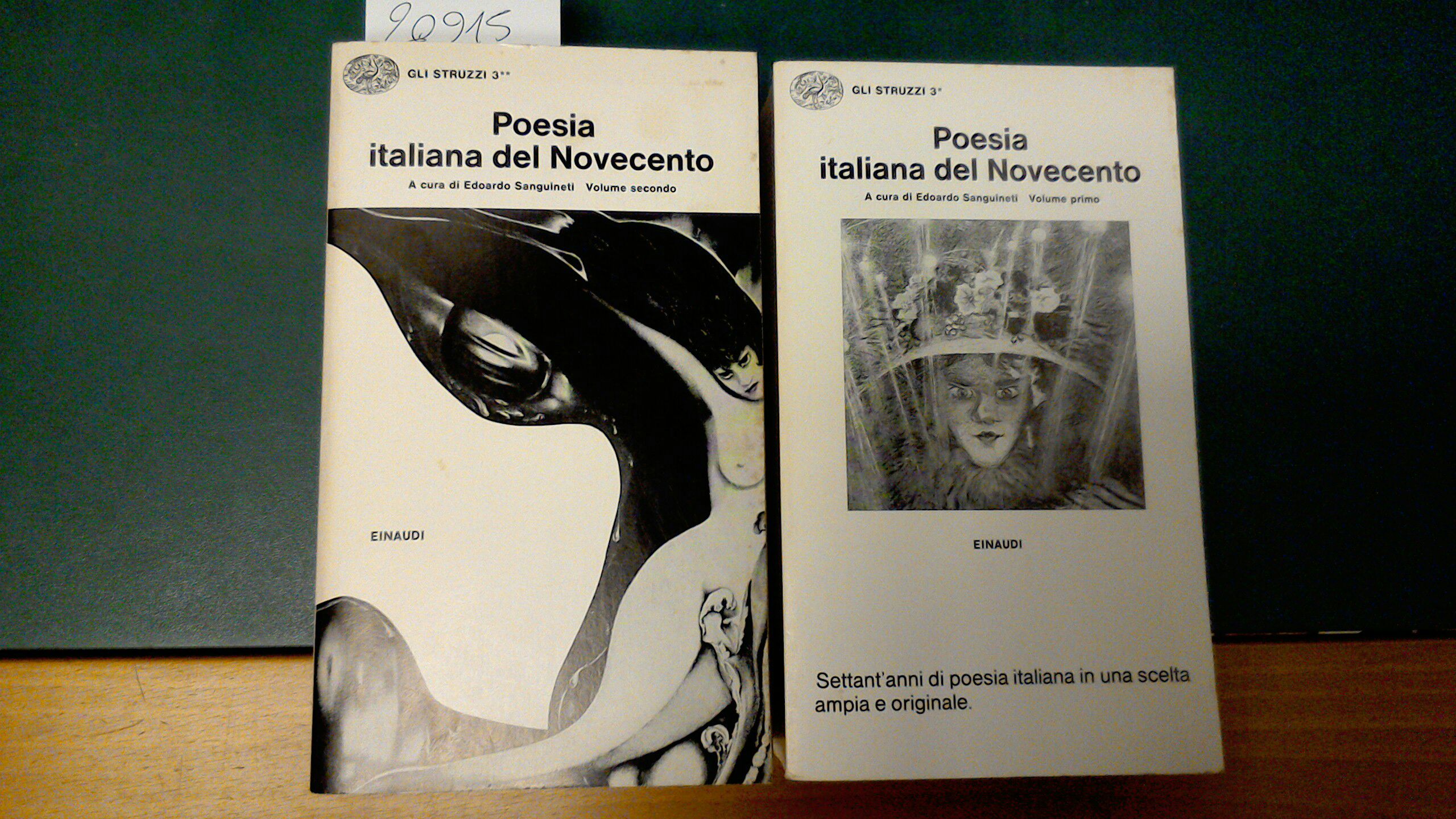 Poesia italiana del novecento ( 2 volumi )