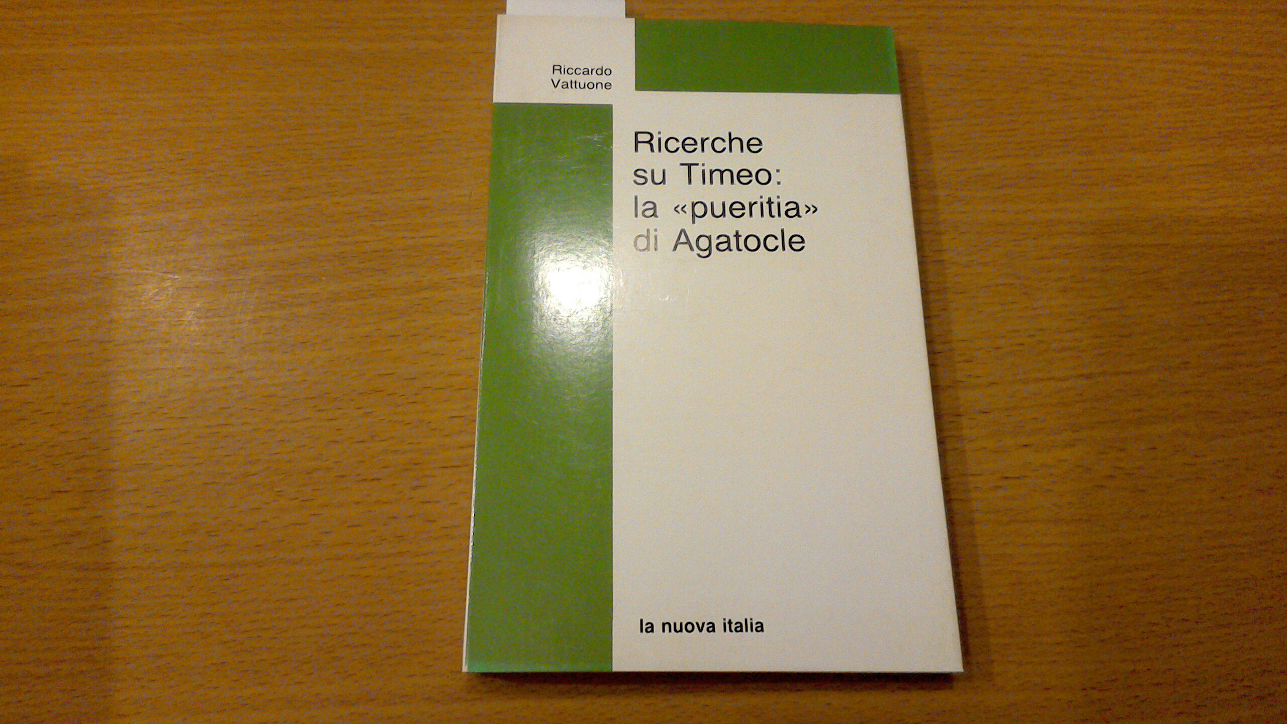 Ricerche su Timeo: la "pueritia" di Agatocle