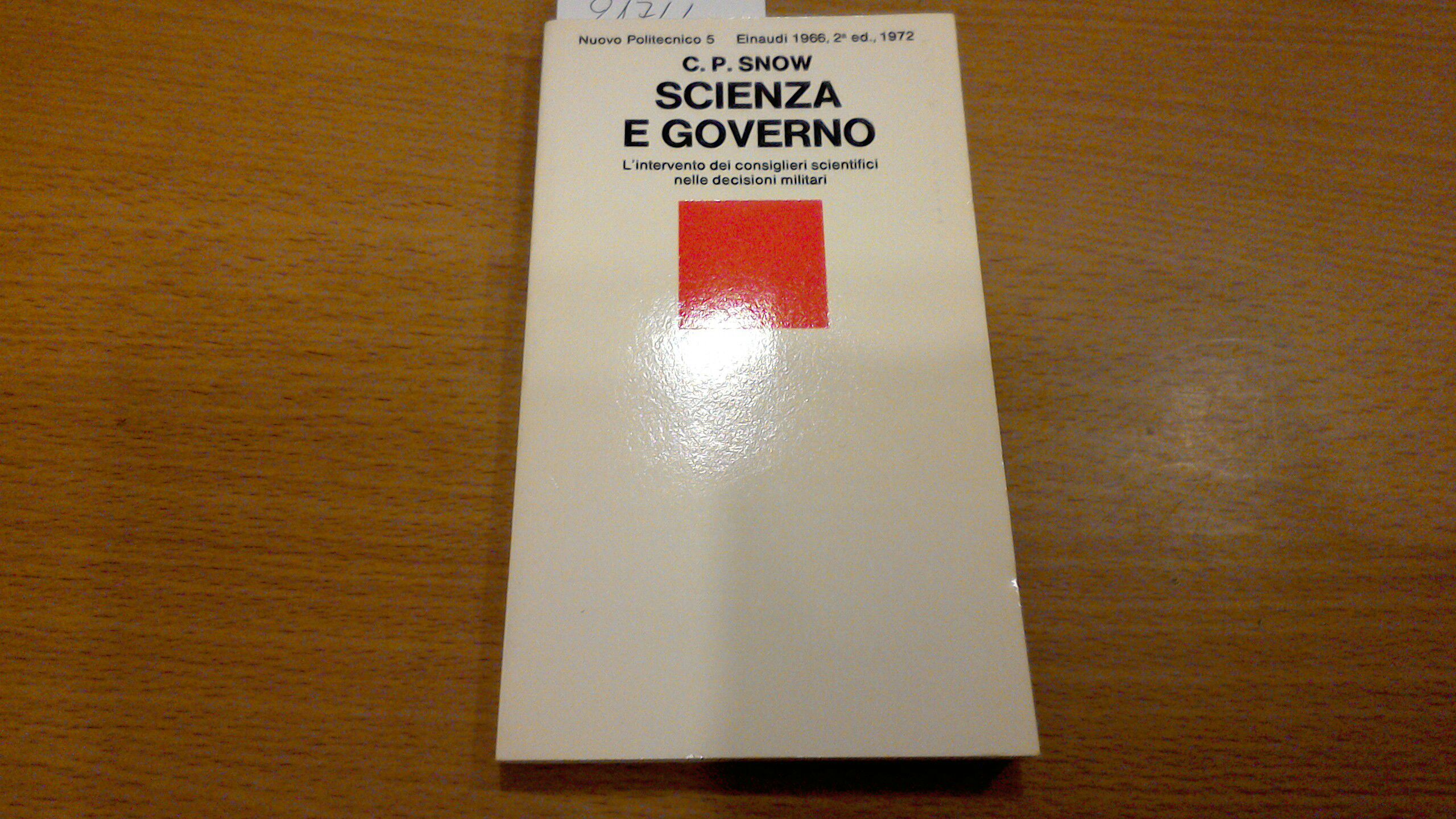 Scienza e governo