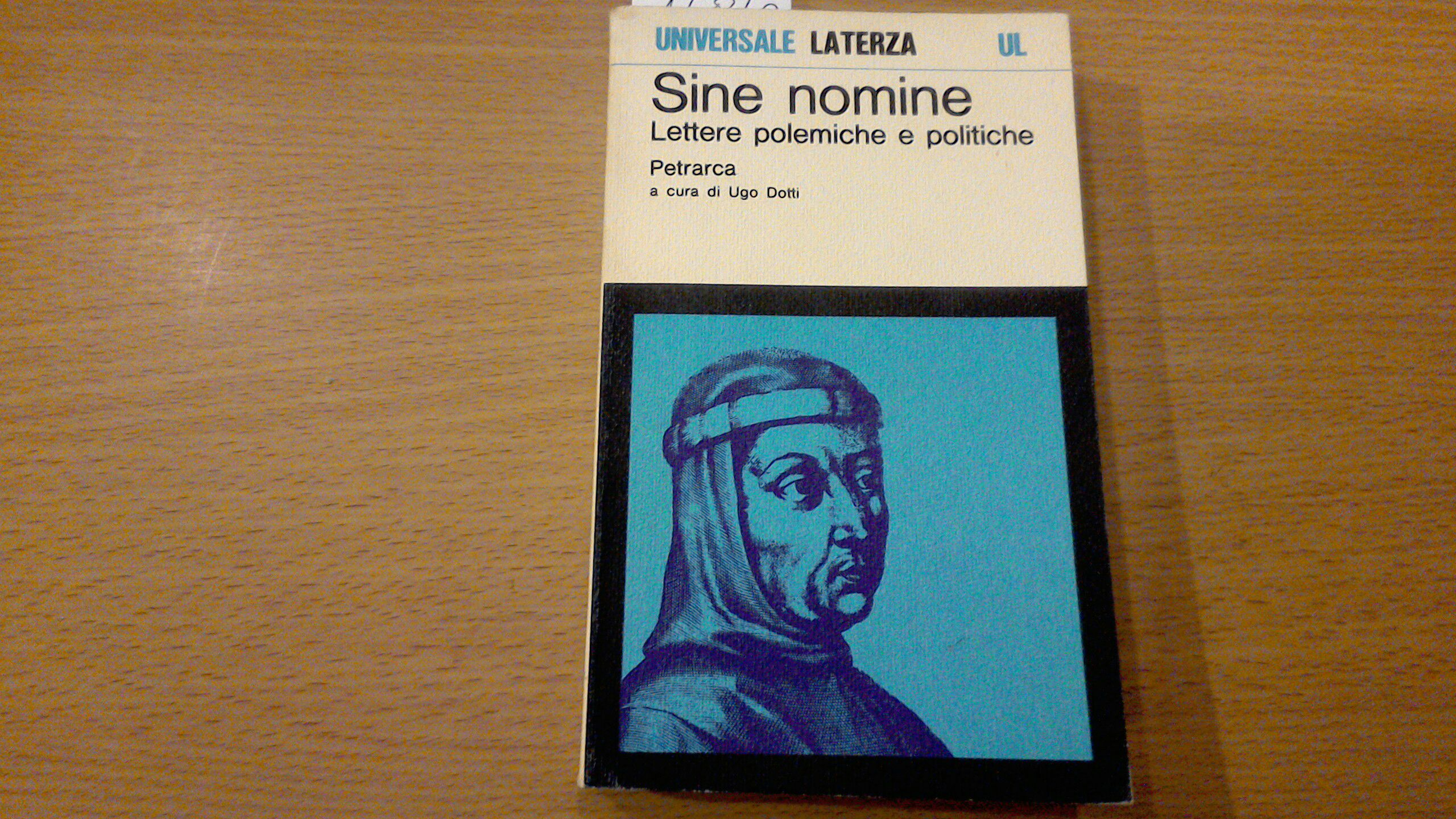 Sine nomine - lettere polemiche e politiche - Petrarca