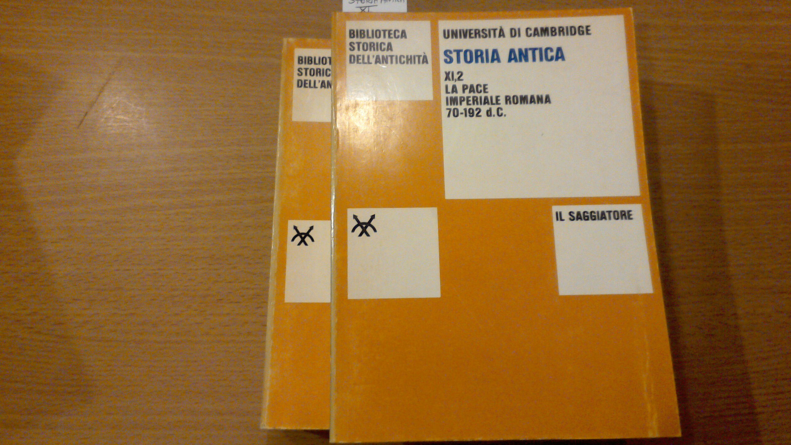 Storia antica volume XI - La pace imperiale romana 70-192 …