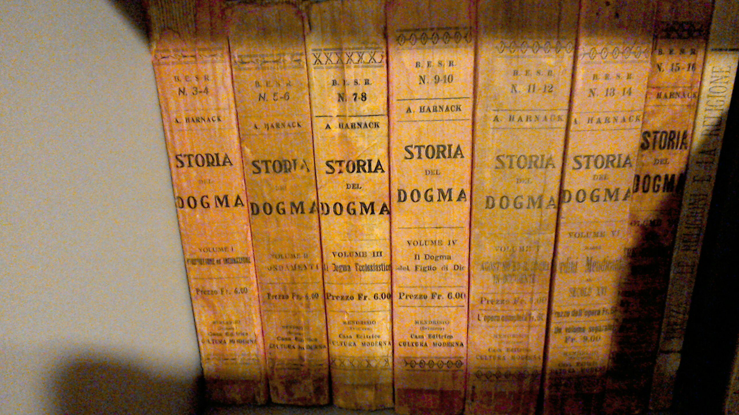 Storia del dogma ( 7 volumi )
