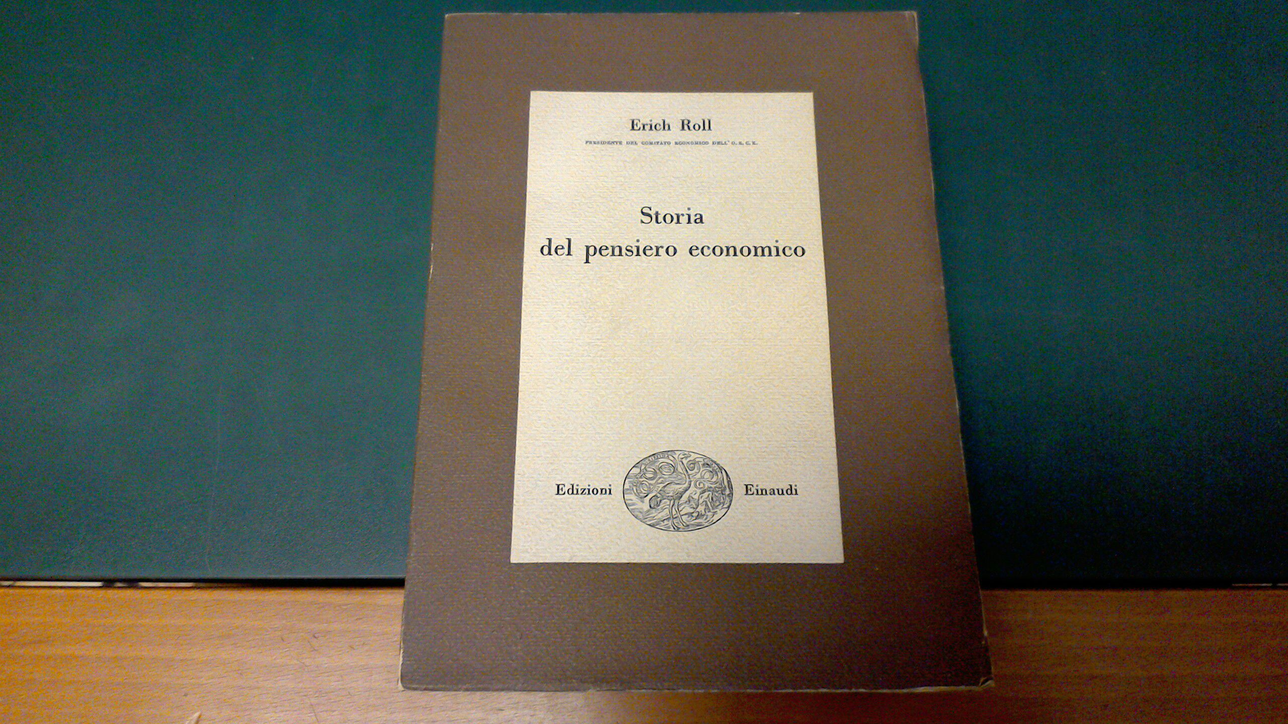 Storia del pensiero economico