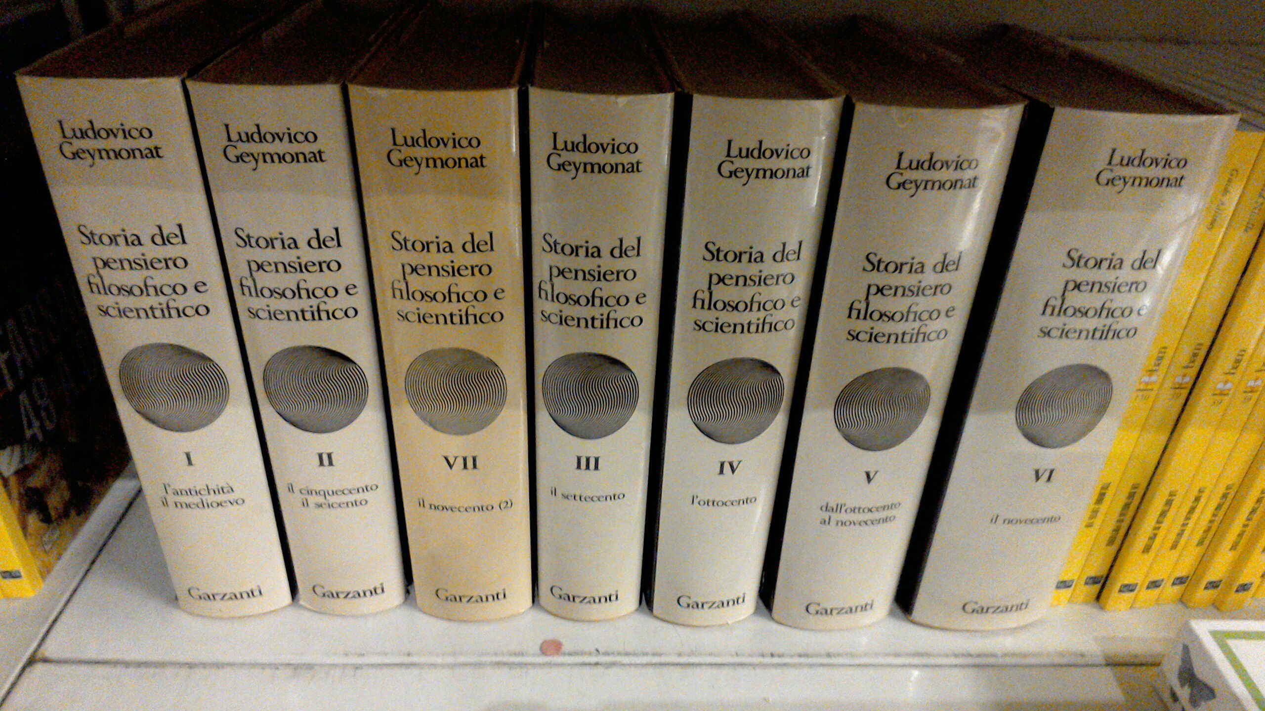 Storia del pensiero filosofico e scientifico ( 7 volumi )