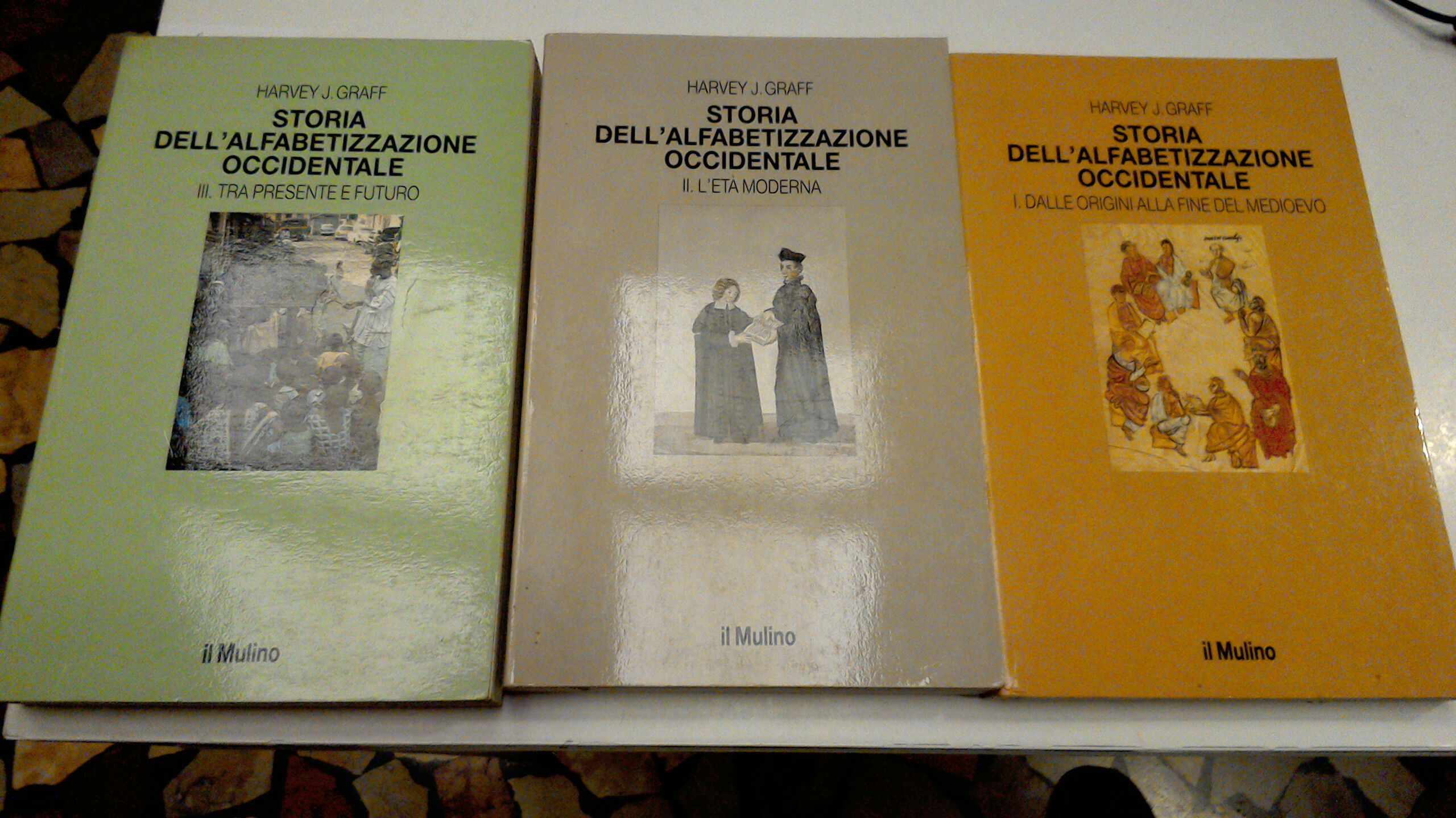 Storia dell'alfabetizzazione occidentale ( 3 volumi )