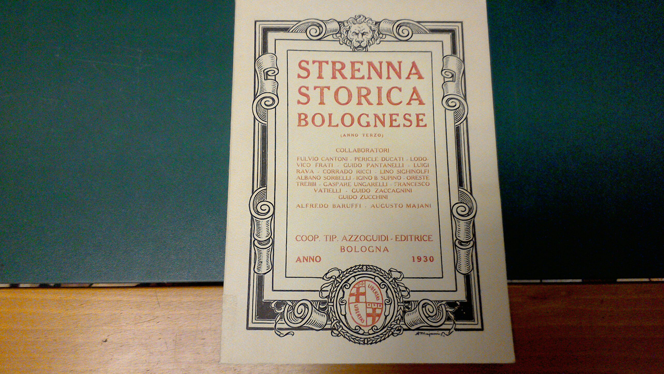 Strenna storica bolognese 1930