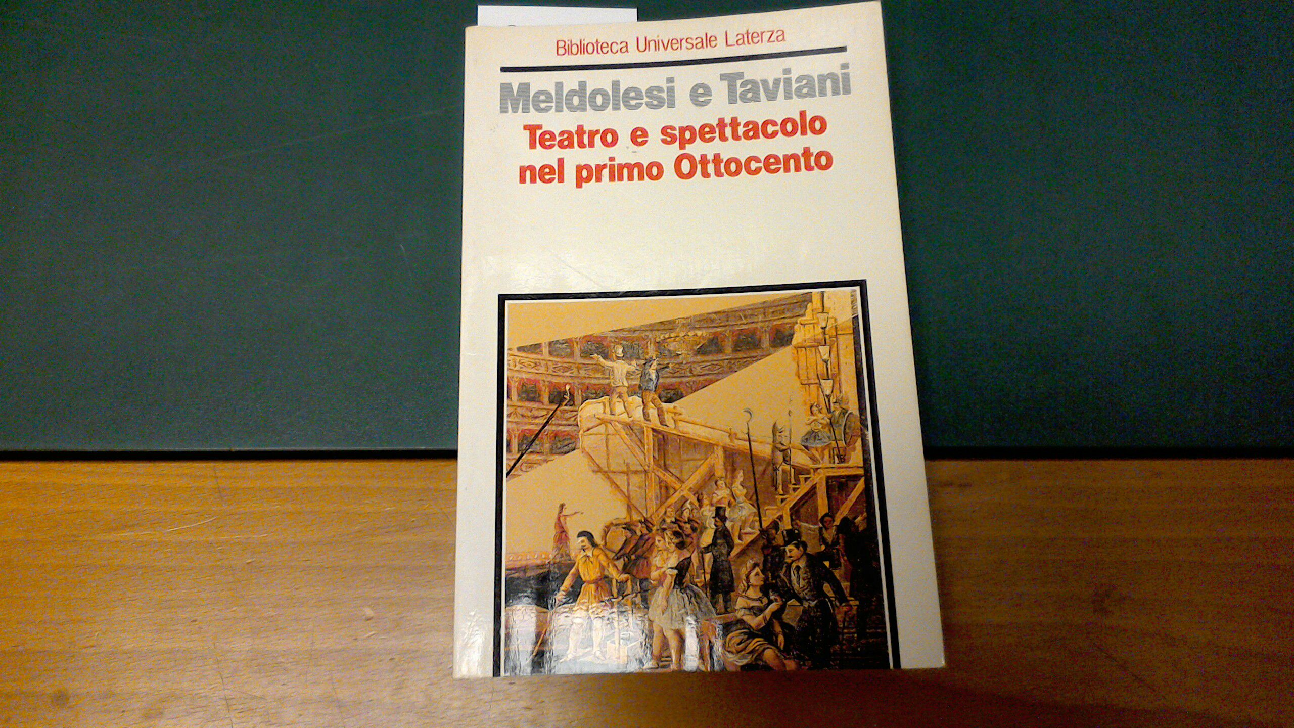 Teatro e spettacolo nel primo Ottocento