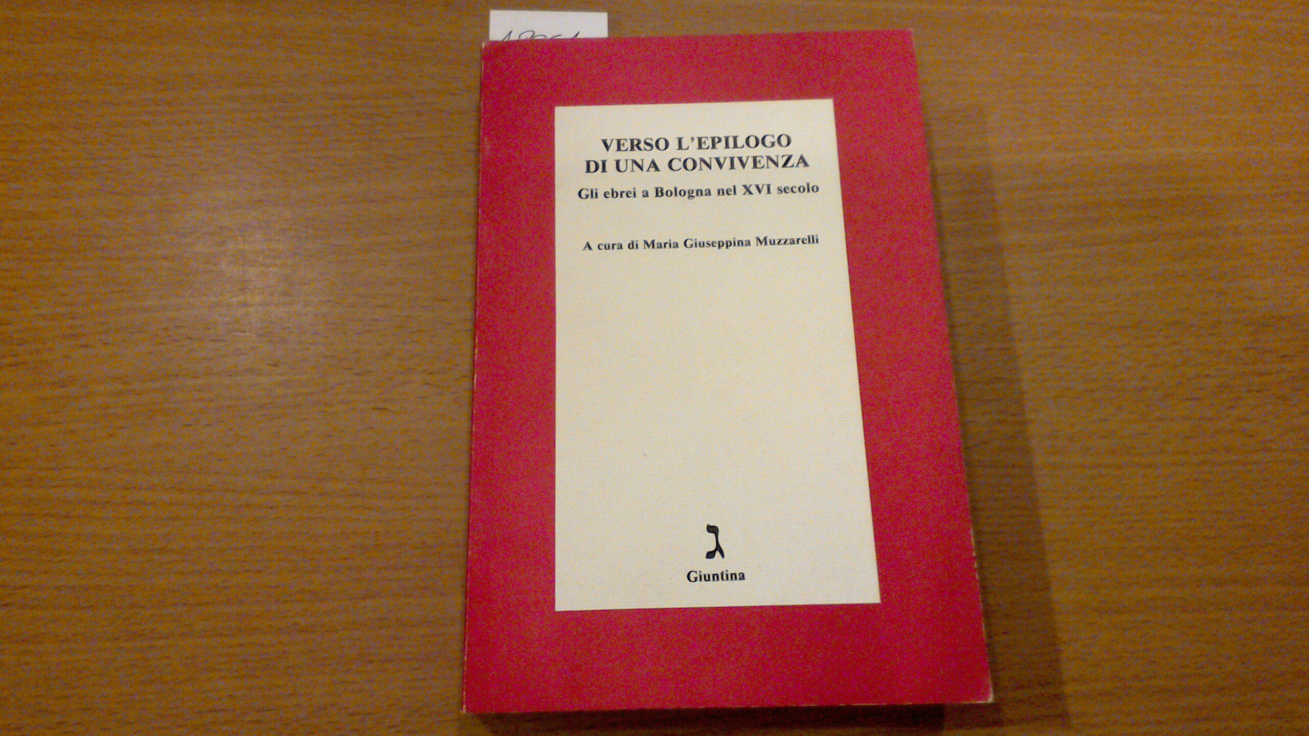 Verso l'epilogo di una convivenza - gli ebrei a Bologna …