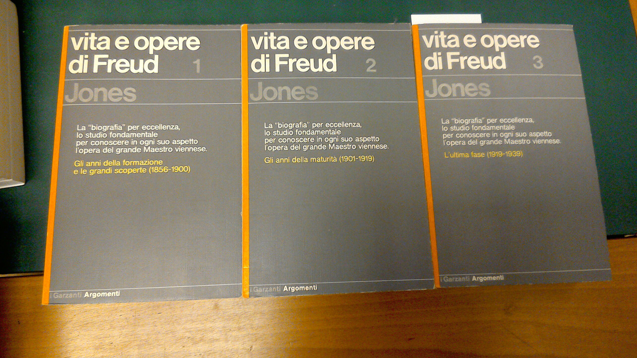 Vita e opere di Freud ( 3 volumi )