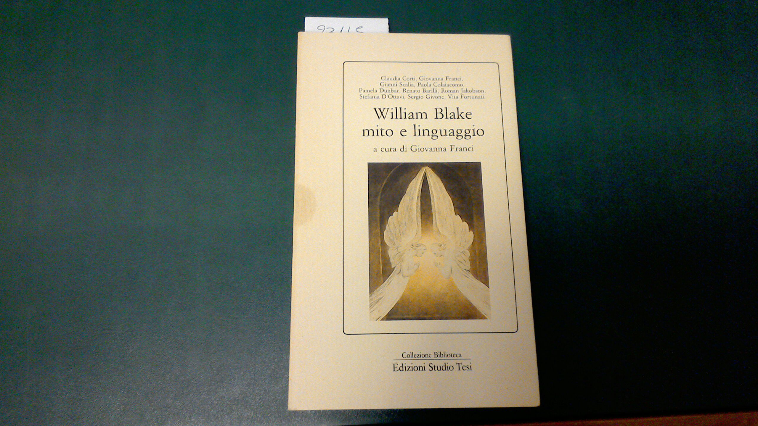 William Blake - mito e linguaggio