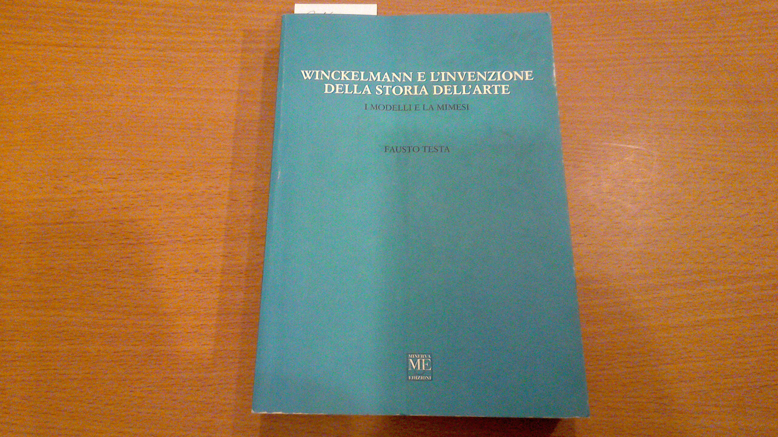 Winckelmann e l'invenzione della storia dell'arte - i modelli e …