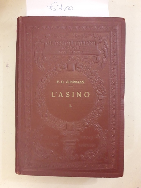 L'ASINO. SOGNO. INTRODUZIONE E NOTE DI ZINO ZINI