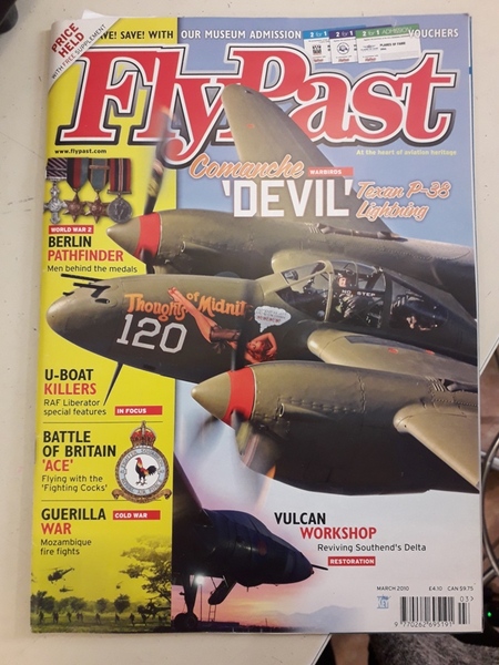 FLY PAST. AT THE HEART OF AVIATION HERITAGE. MARCH 2010