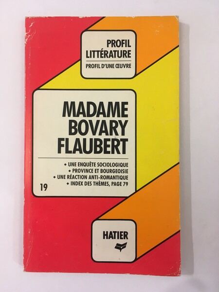 MADAME BOVARY, FLAUBERT