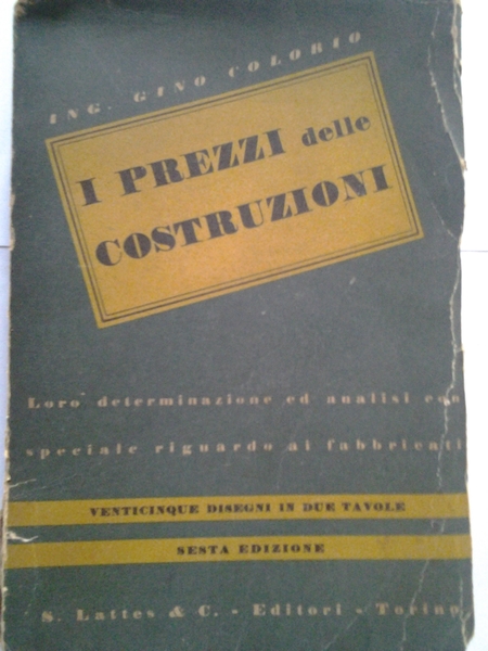 I PREZZI DELLE COSTRUZIONI