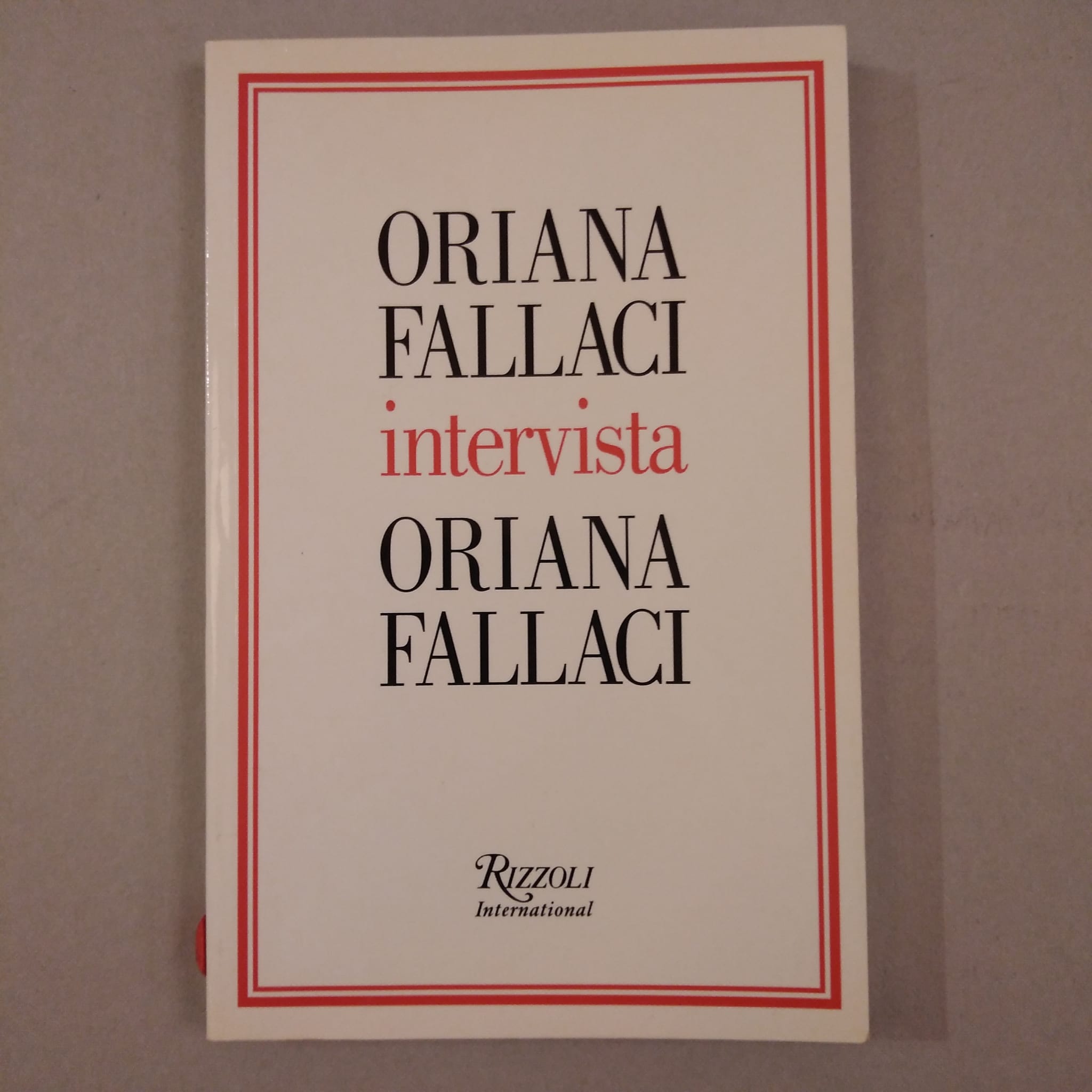 ORIANA FALLACI INTERVISTA ORIANA FALLACI