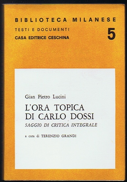 L'ora topica di Carlo Dossi