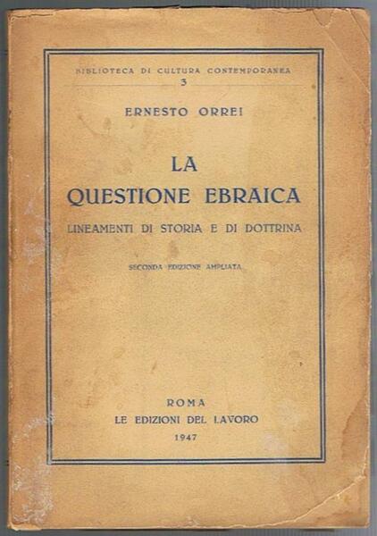 La questione ebraica Seconda edizione ampliata