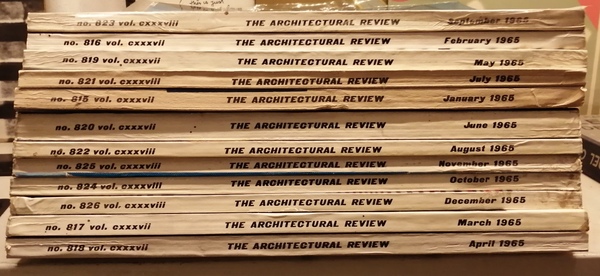 The Architectural Review. 1965 Annata completa