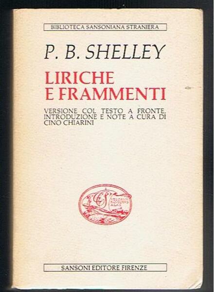 Liriche e frammenti. Versione col testo a fronte introduzione e …