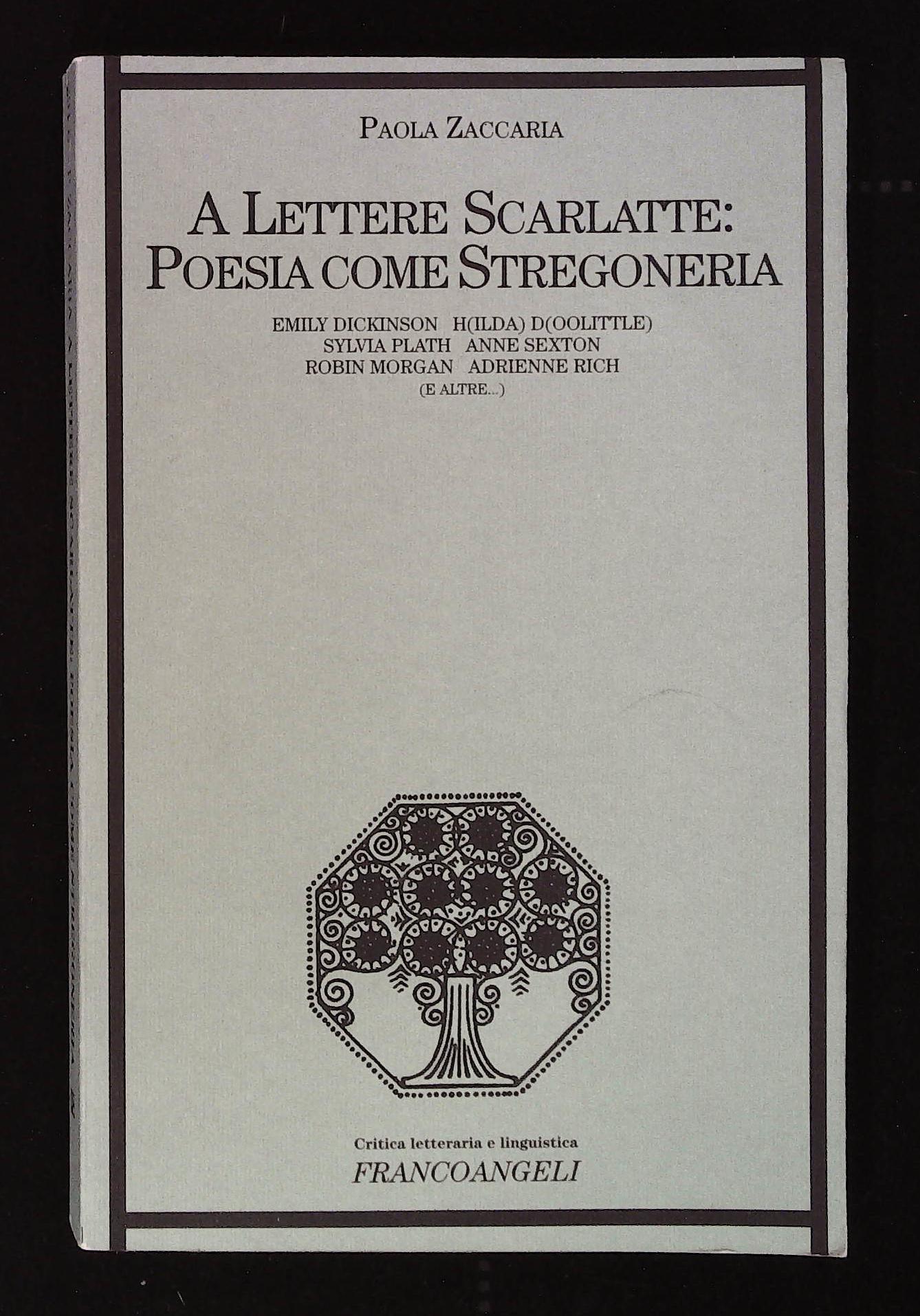 A lettere scarlatte: poesia come stregoneria