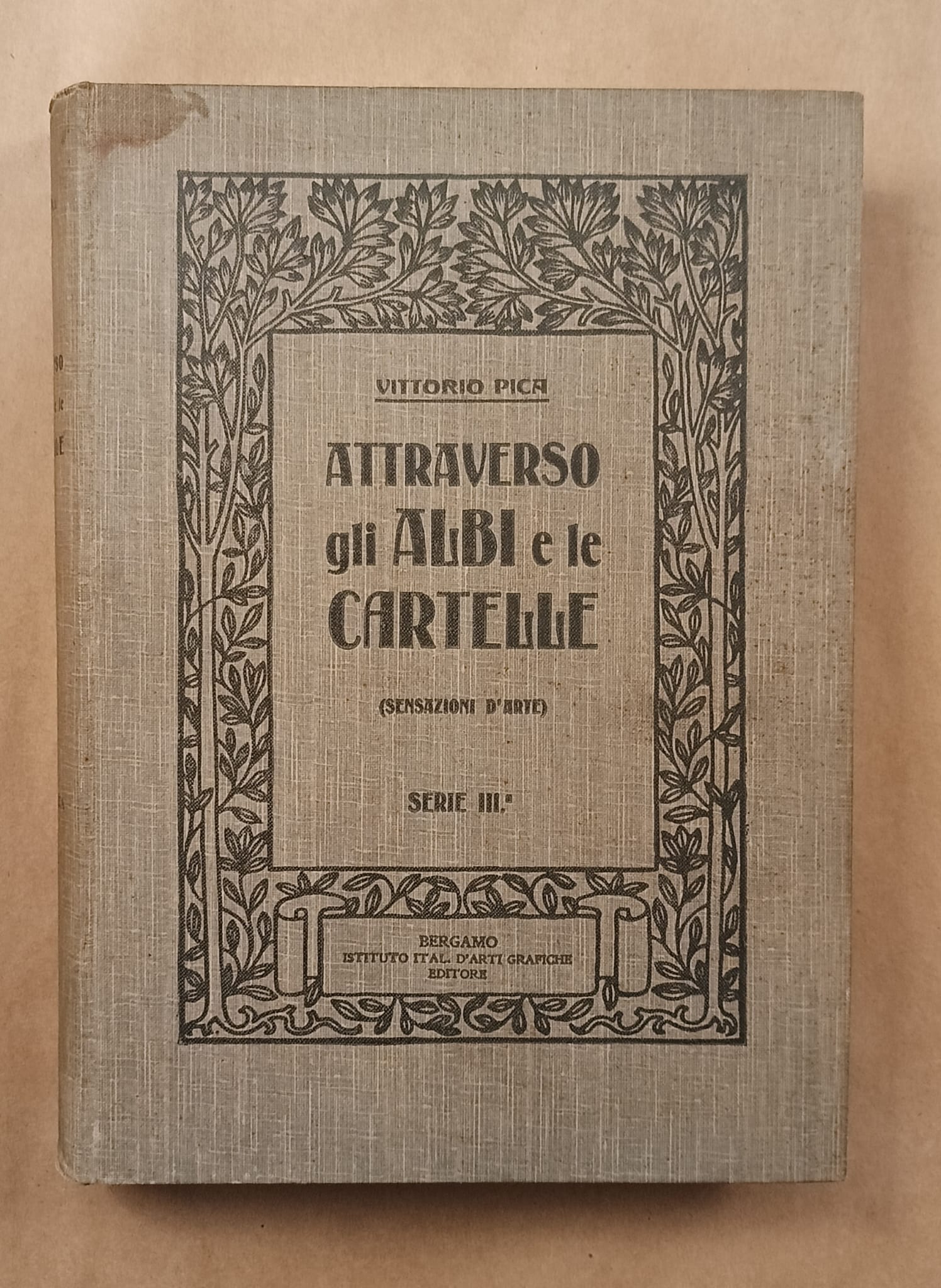Attraverso gli Albi e le Cartelle Sensazioni d'arte Serie III^