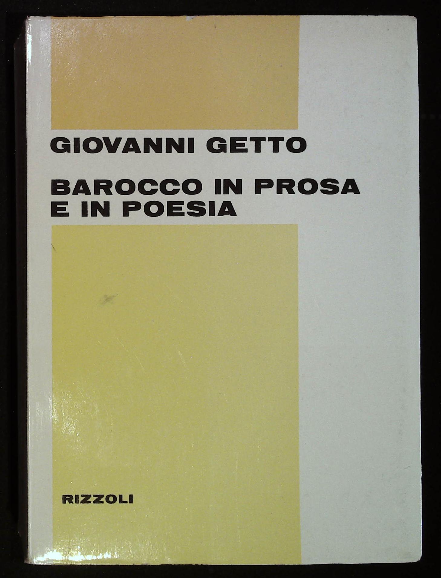 Barocco in prosa e in poesia