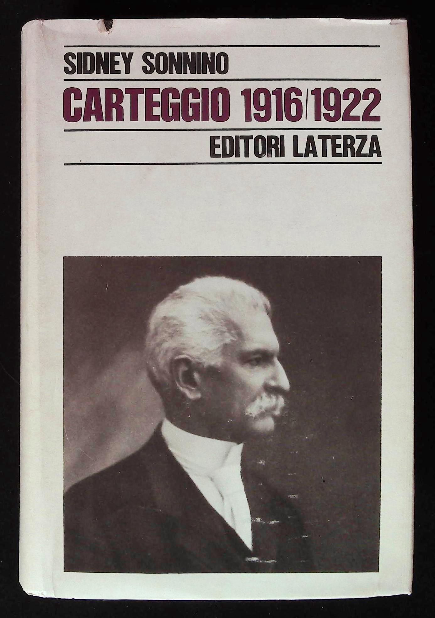 Carteggio 1916 - 1922
