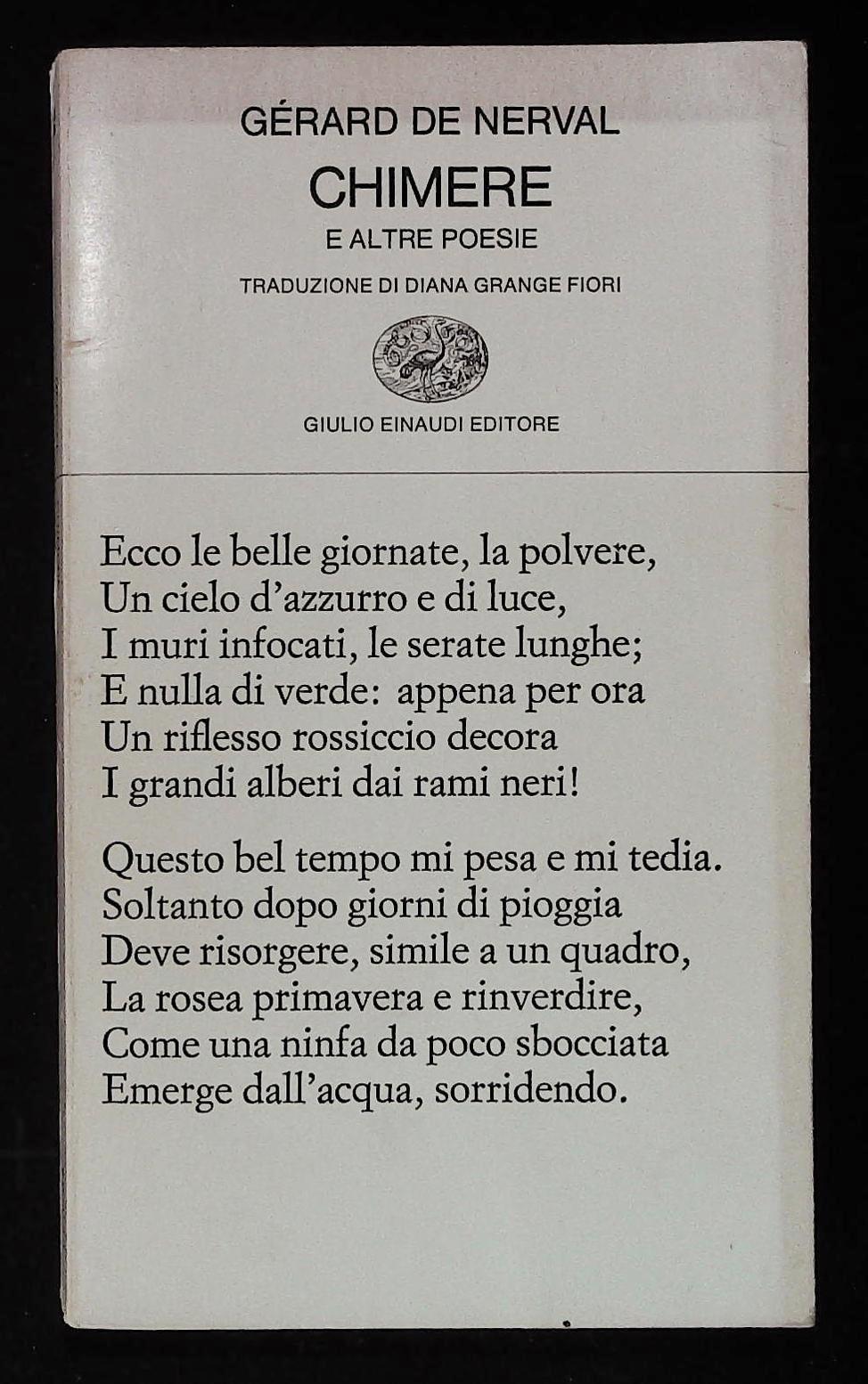 Chimere e altre poesie