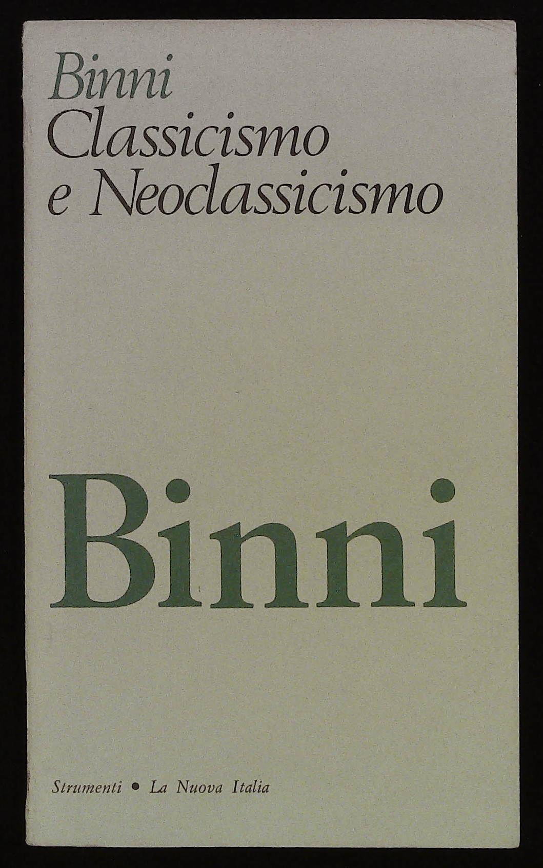 Classicismo e Neoclassicismo nella letteratura del Settecento