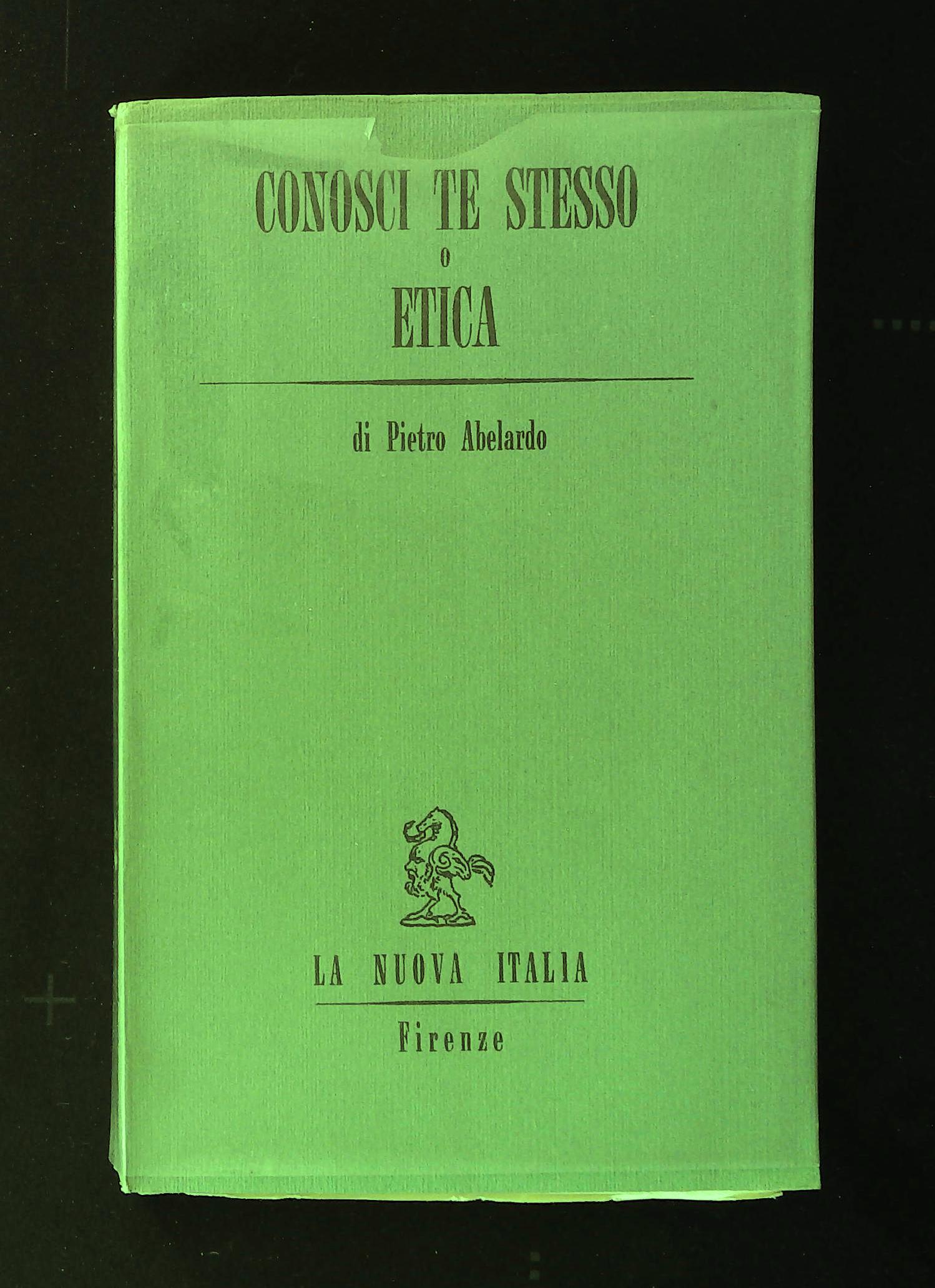 Conosci te stesso o Etica