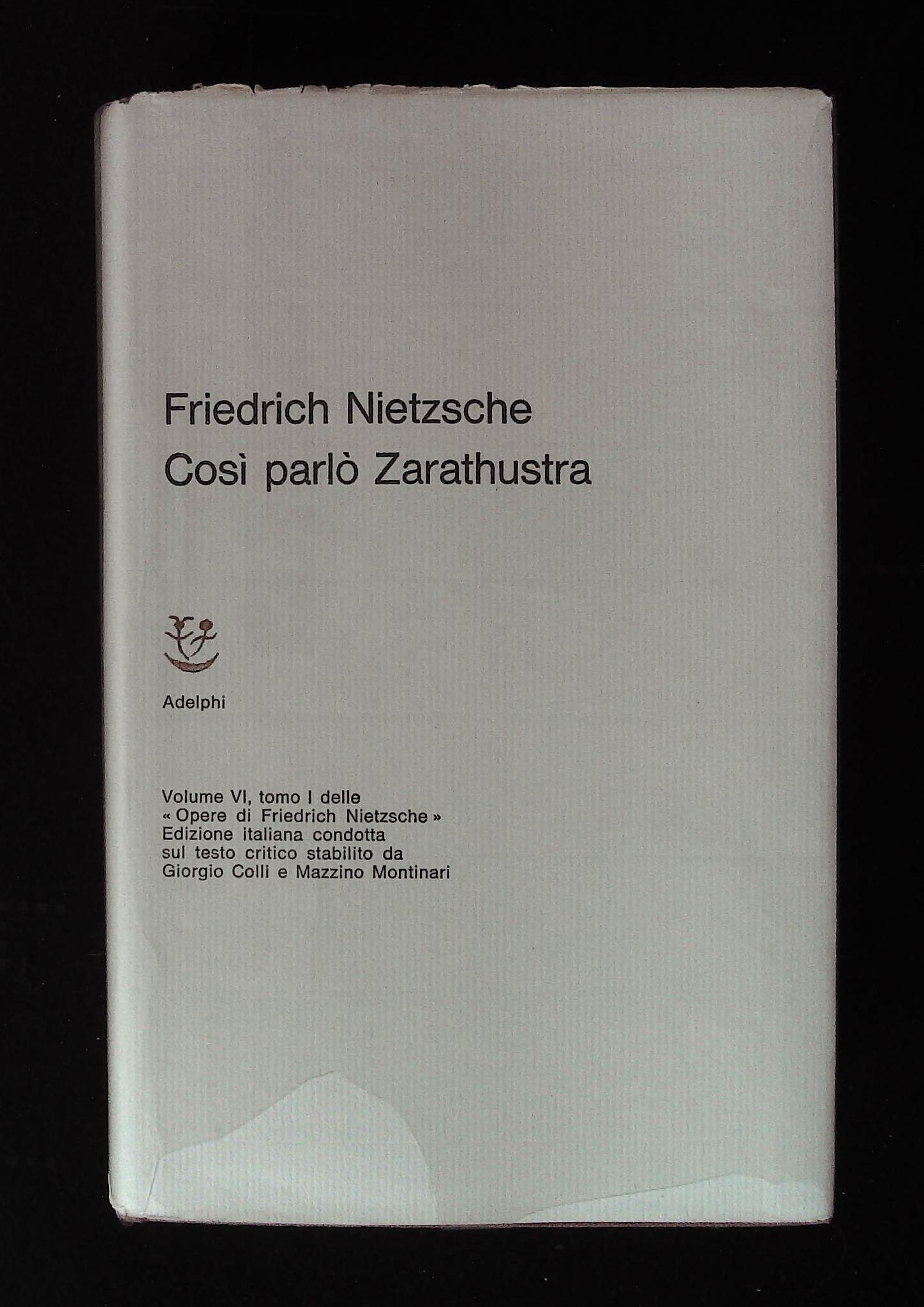 Così parlò Zarathustra