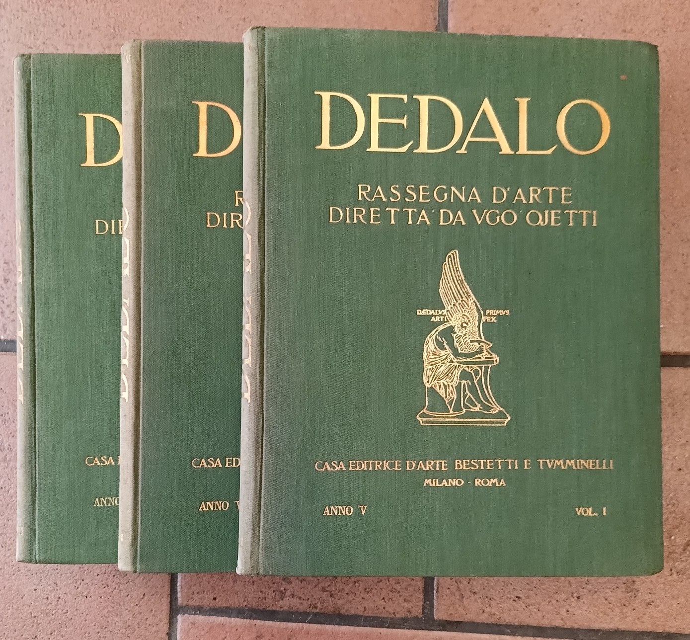 Dedalo. Rassegna d'arte diretta di Ugo Ojetti. Anno V n° …