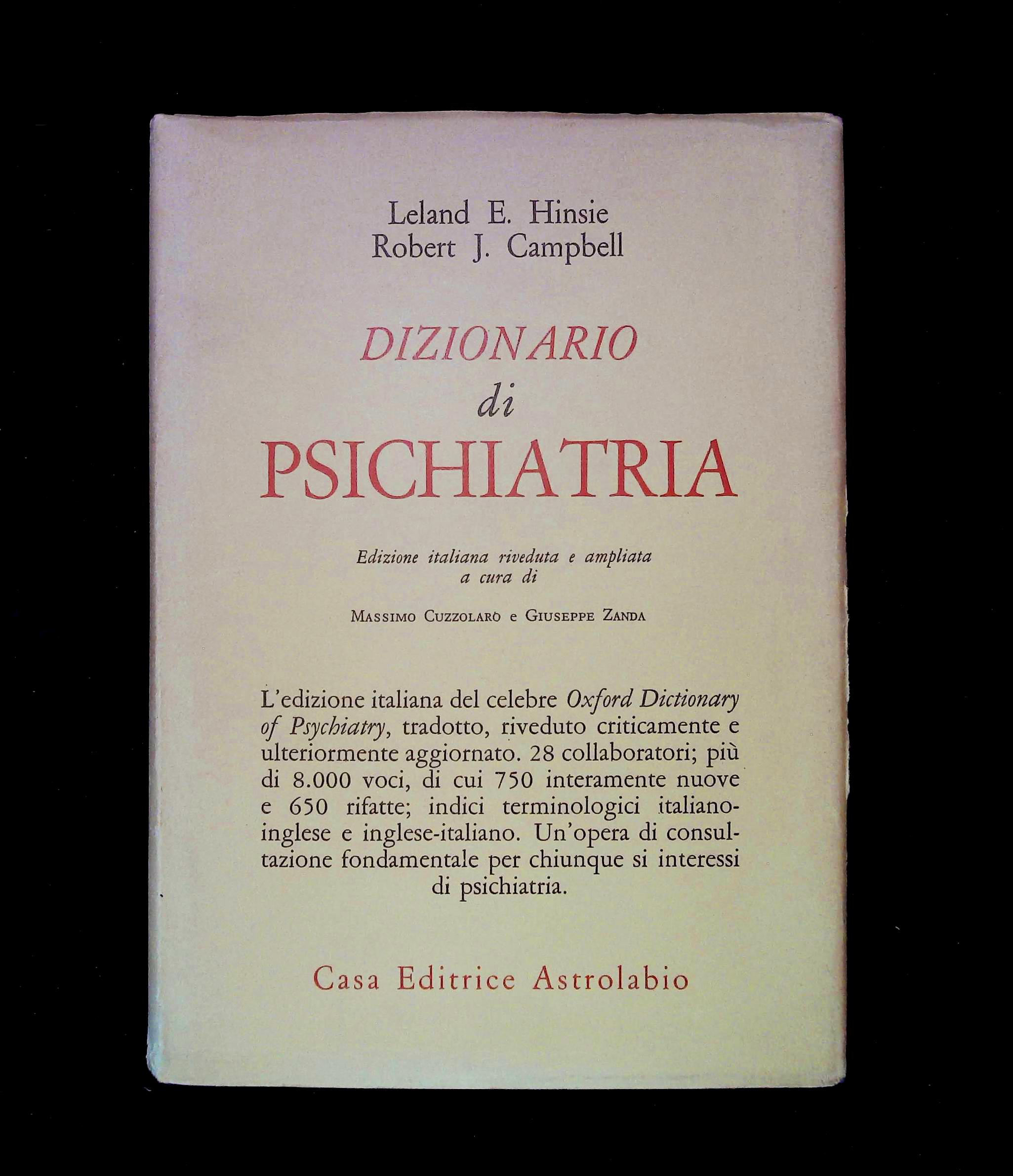 Dizionario di Psichiatria