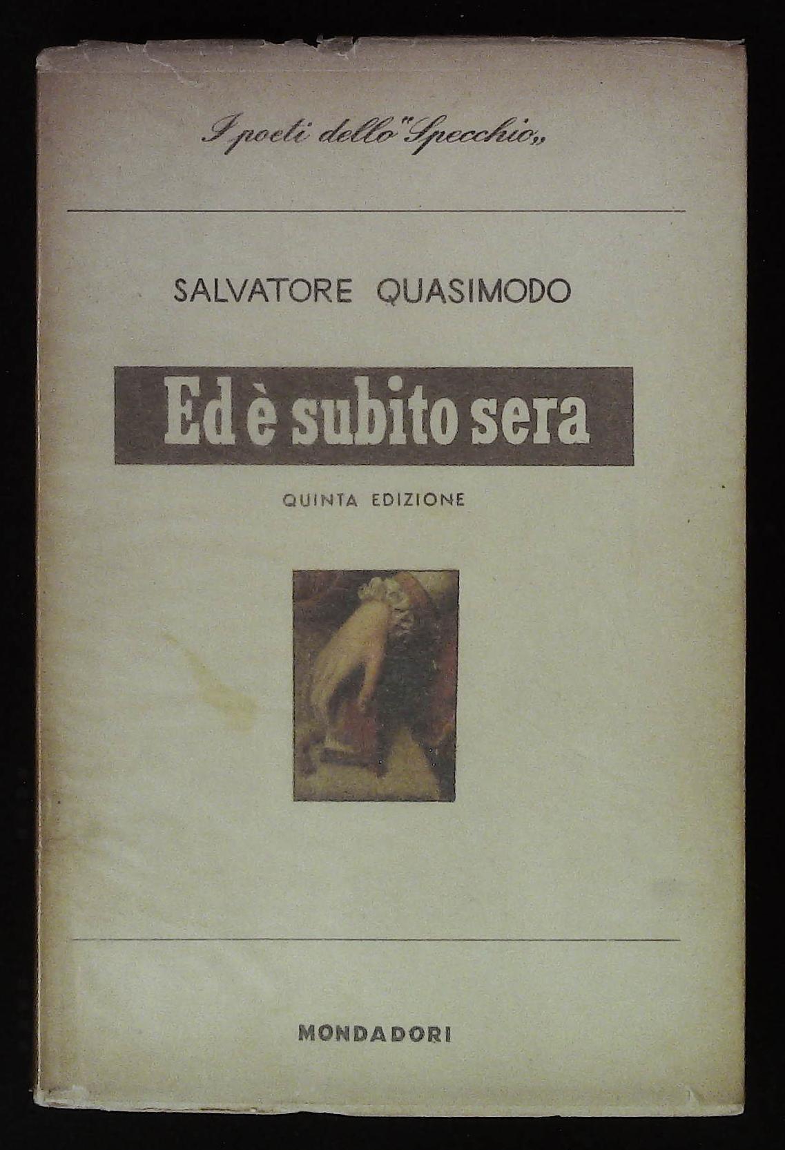 Ed è subito sera